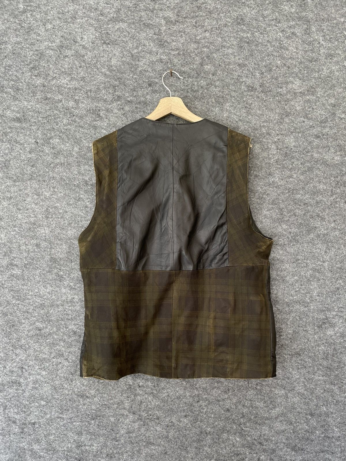 Japanese Brand × Vintage VINTAGE CIEL UN HYBRID LEATHER VEST Size US L / EU 52-54 / 3 - 3 Thumbnail