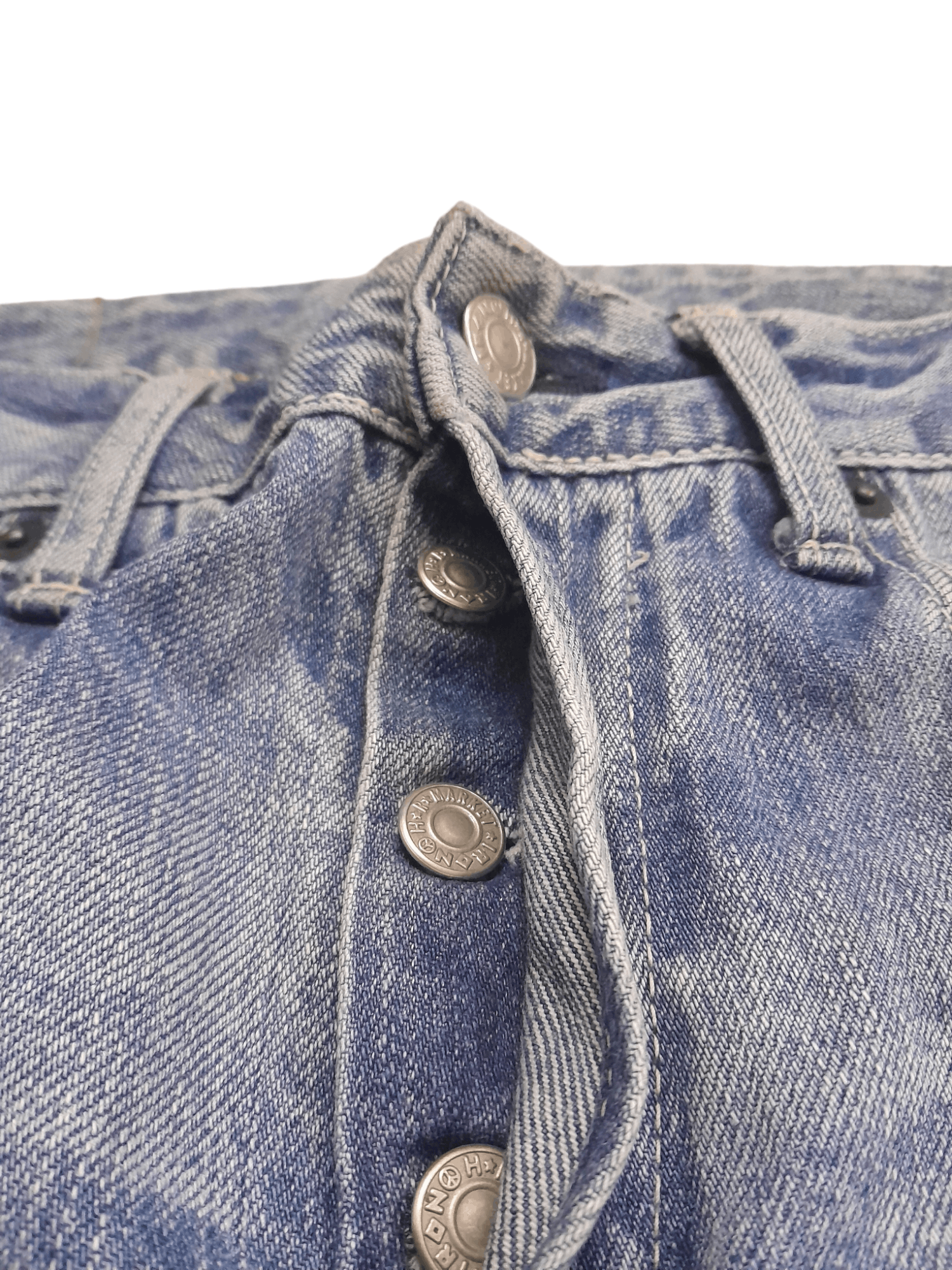 HOLLYWOOD RANCH MARKET × Japanese Brand Hollywood Ranch Market H.R.MARKET IRON denim (S9) Size US 29 - 4 Thumbnail