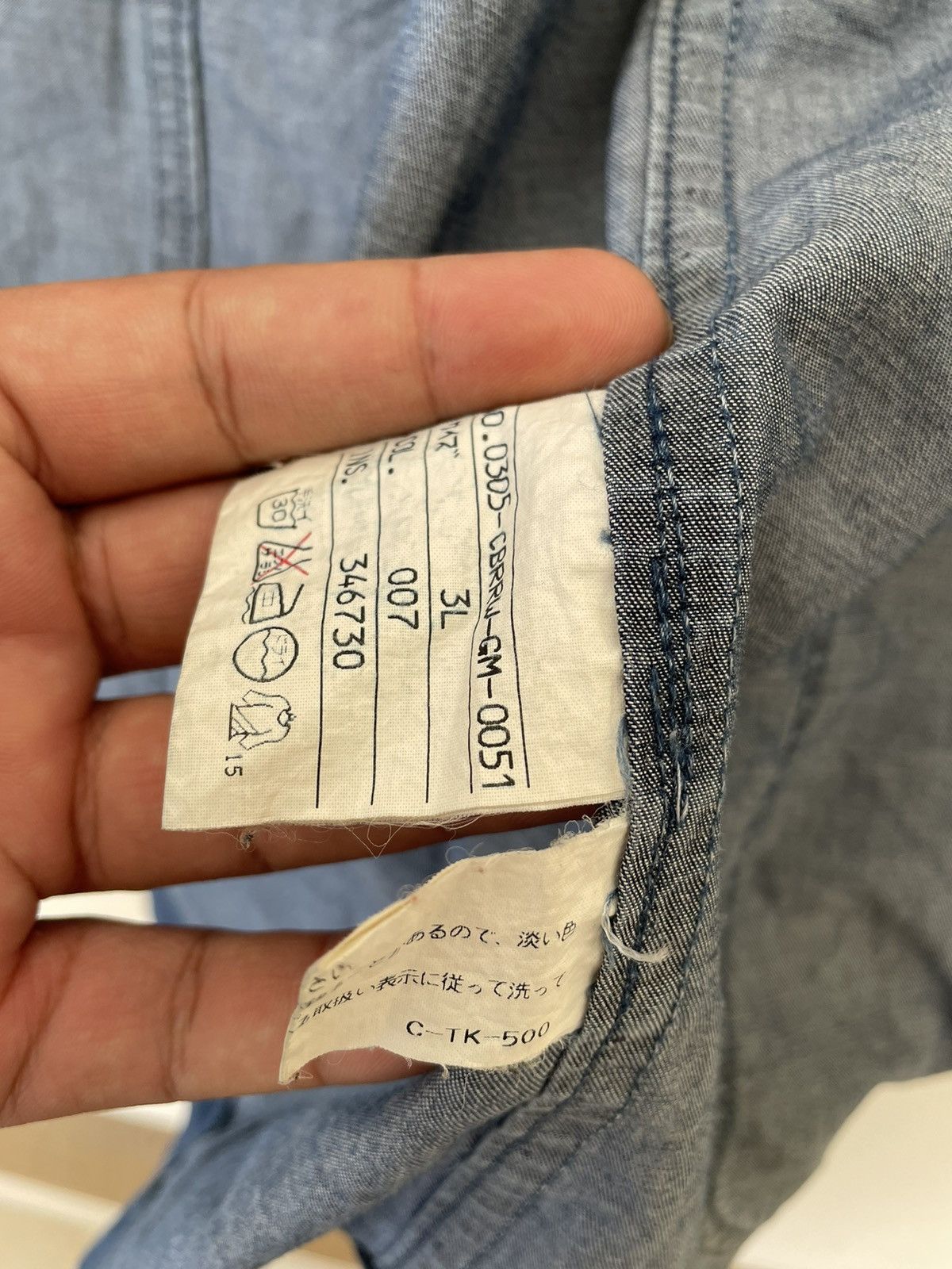 Japanese Brand × Vintage VINTAGE RUFF HEWN SEASONED DENIM JACKET/BLAZER 3L Size US XXL / EU 58 / 5 - 10 Thumbnail