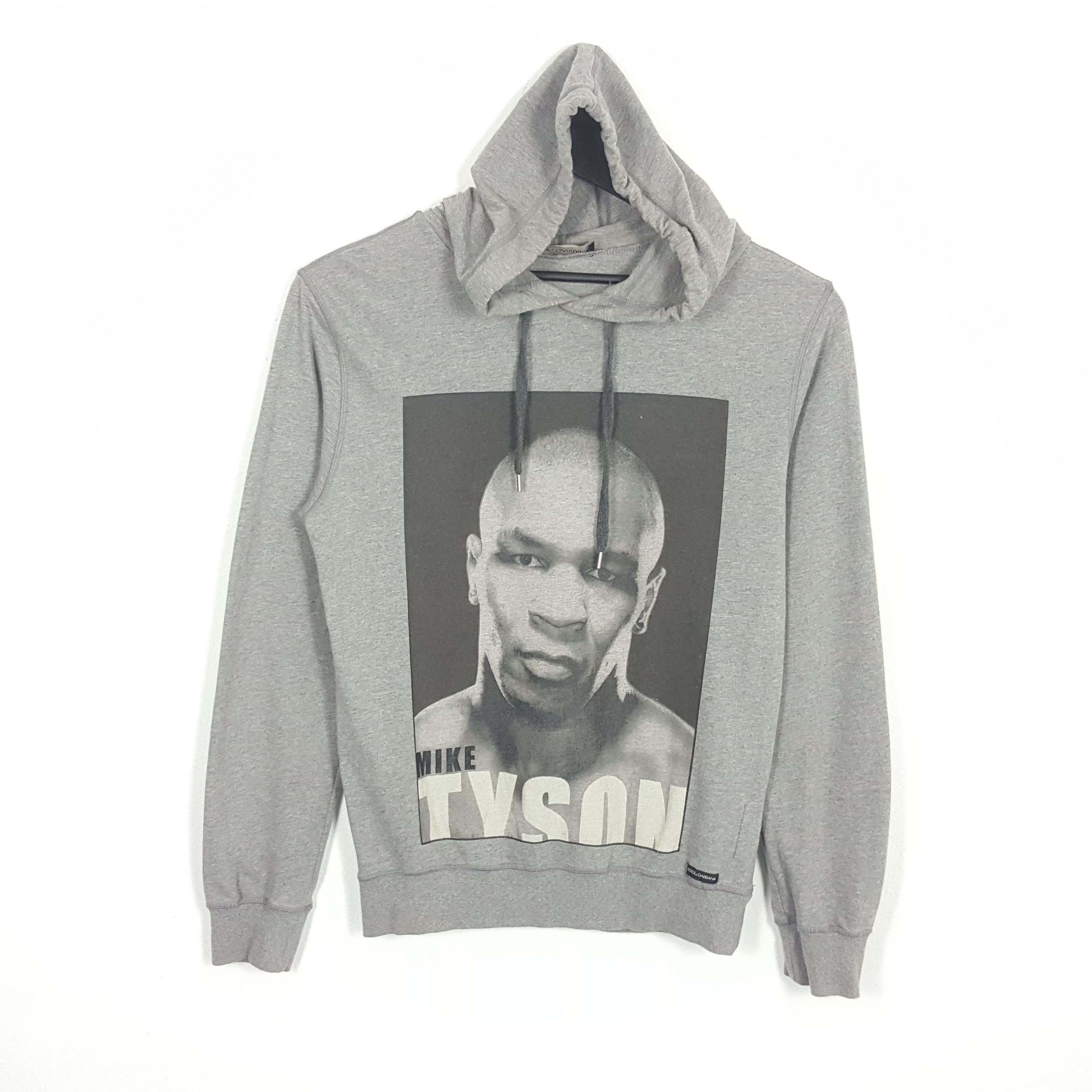 image of Dolce Gabbana x Vintage Mike Tyson Dolce & Gabbana Hoodies in Grey, Men's (Size Small)