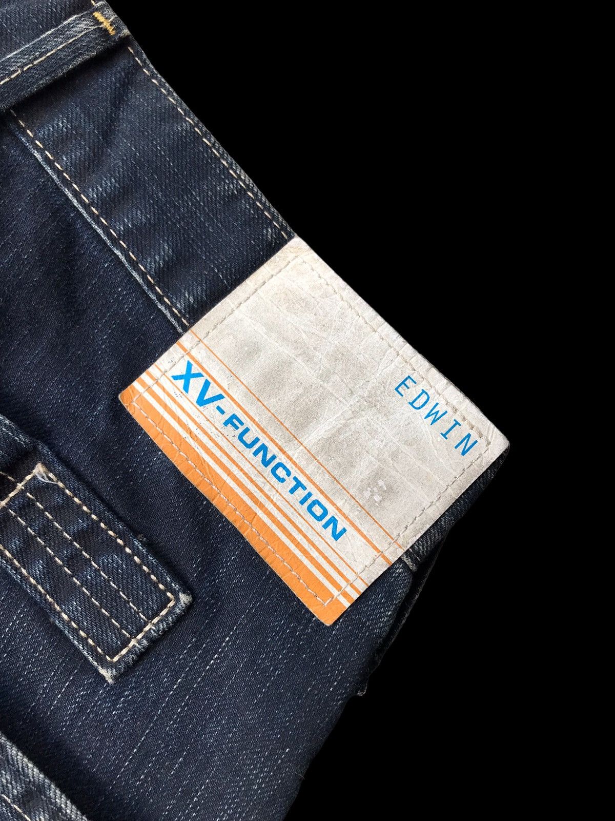 Hysteric Glamour × If Six Was Nine DISTRESSED💥Edwin XV Buckle Back Twisted Indigo Denim Jeans Size US 34 / EU 50 - 8 Thumbnail