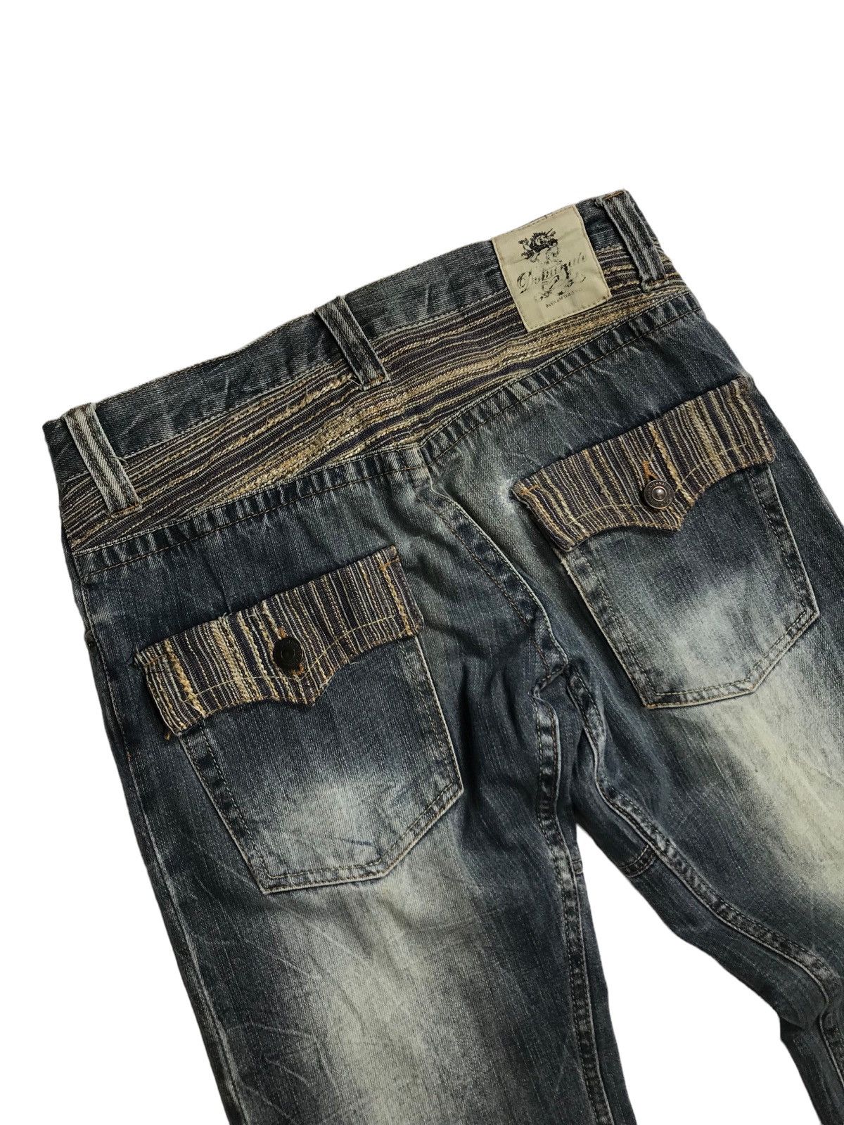 Hysteric Glamour × If Six Was Nine SICK💥Dominate Thrashed Thunder Distressed Denim Jeans Pants Size US 30 / EU 46 - 5 Thumbnail