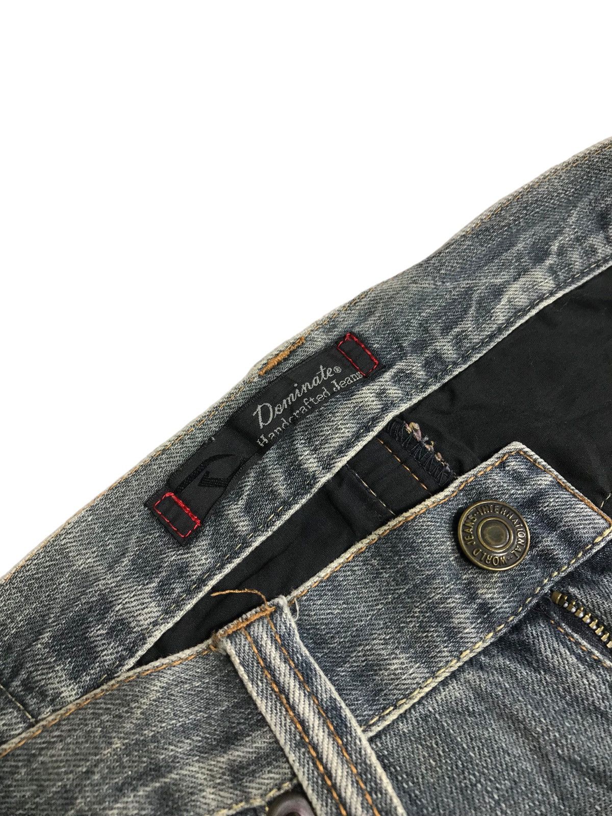 Hysteric Glamour × If Six Was Nine SICK💥Dominate Thrashed Thunder Distressed Denim Jeans Pants Size US 30 / EU 46 - 10 Thumbnail