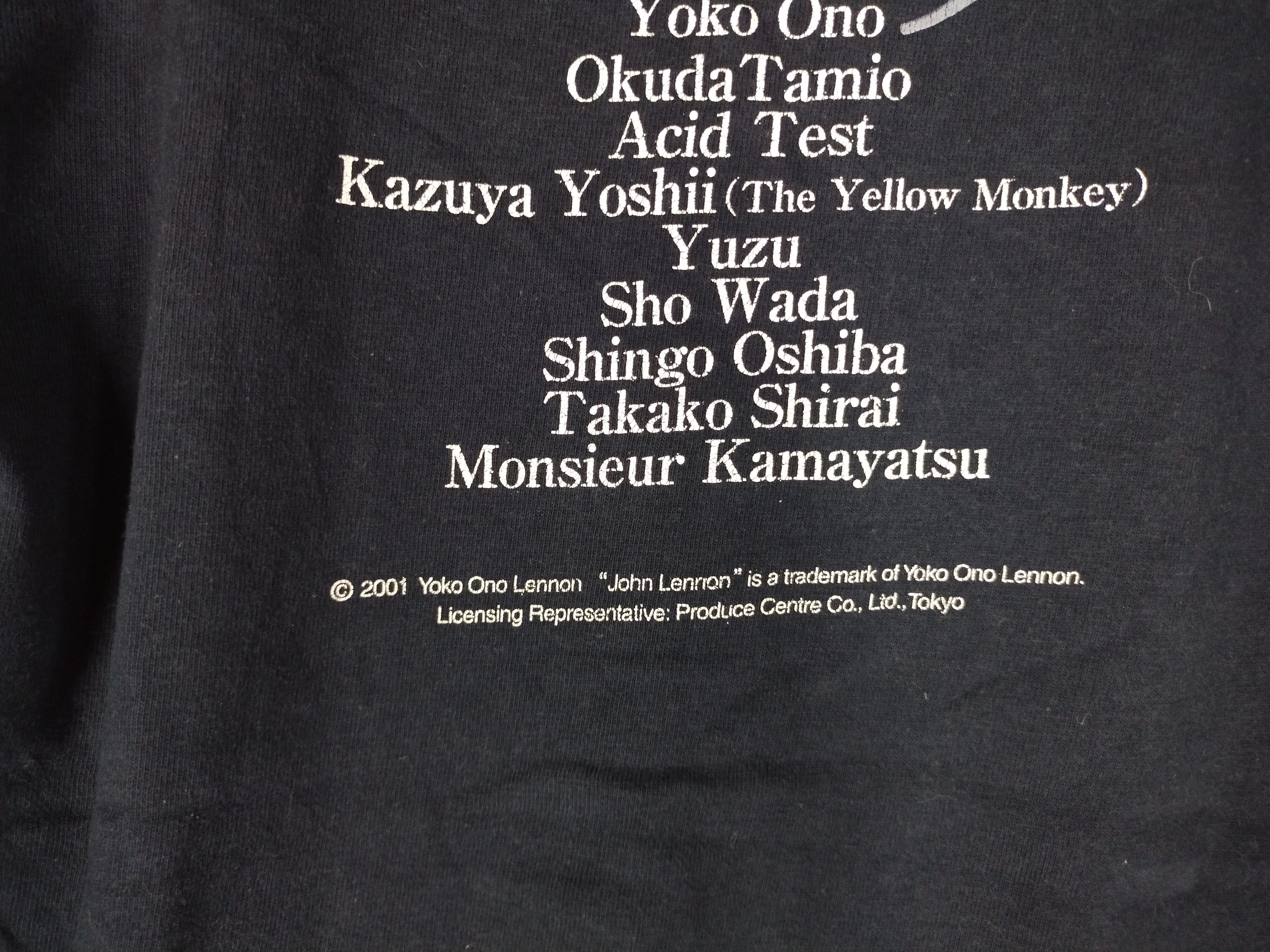 Rap Tees 2001 JOHN LENNON SUPER LIVE TEE Size US S / EU 44-46 / 1 - 6 Thumbnail