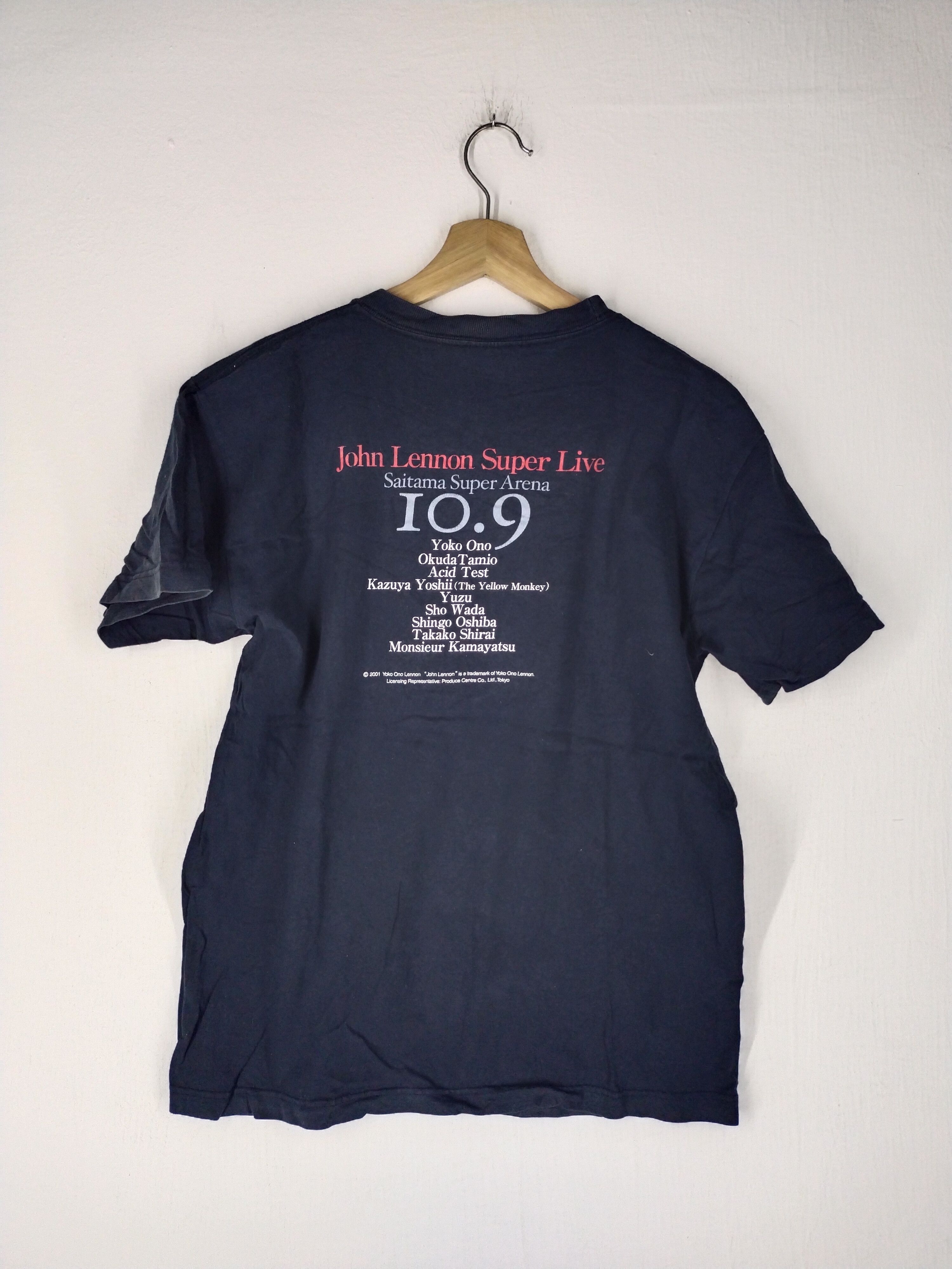 Rap Tees 2001 JOHN LENNON SUPER LIVE TEE Size US S / EU 44-46 / 1 - 8 Thumbnail