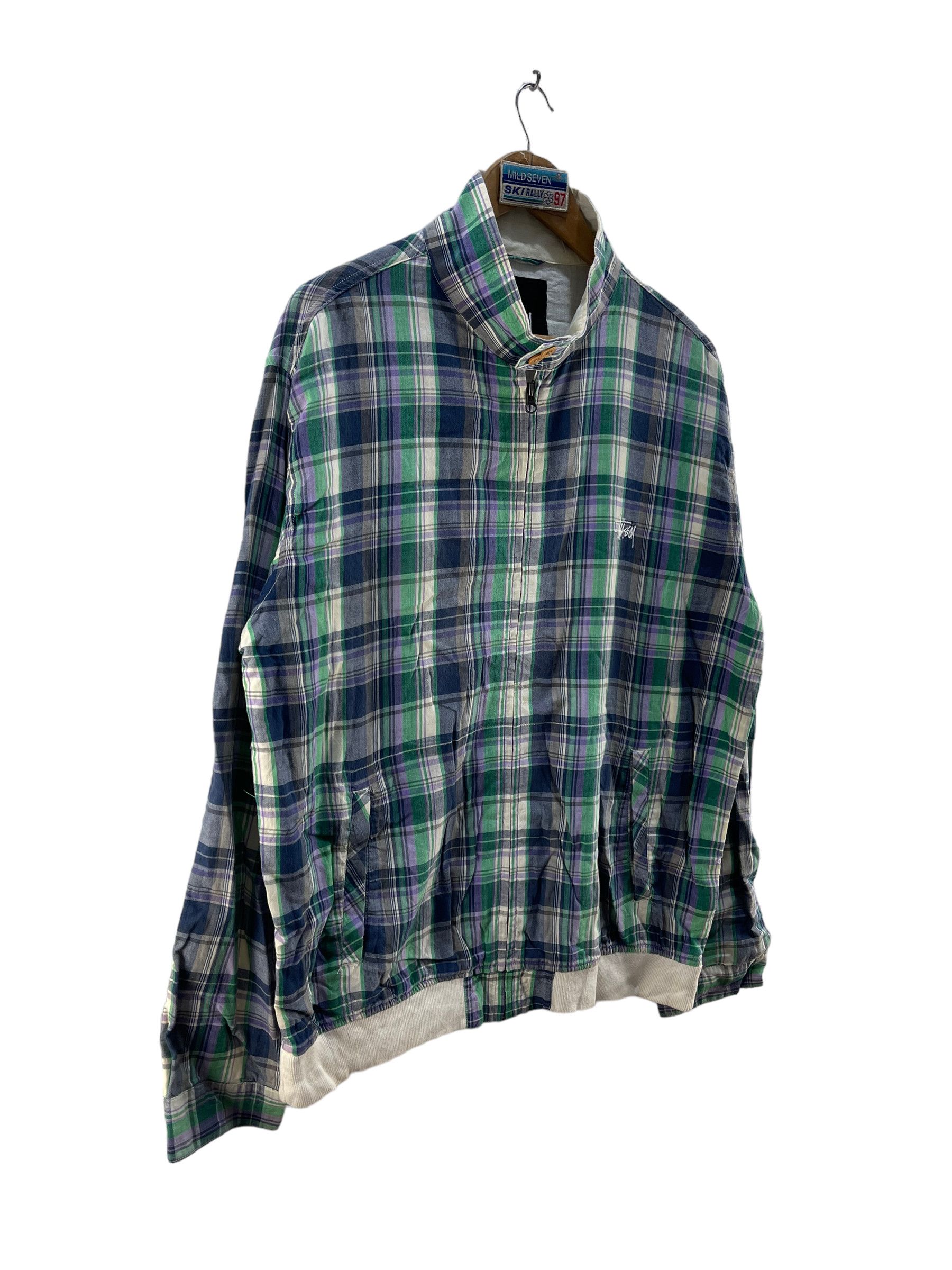 Stussy Stussy Plaid Cotton Jacket Size US L / EU 52-54 / 3 - 5 Thumbnail