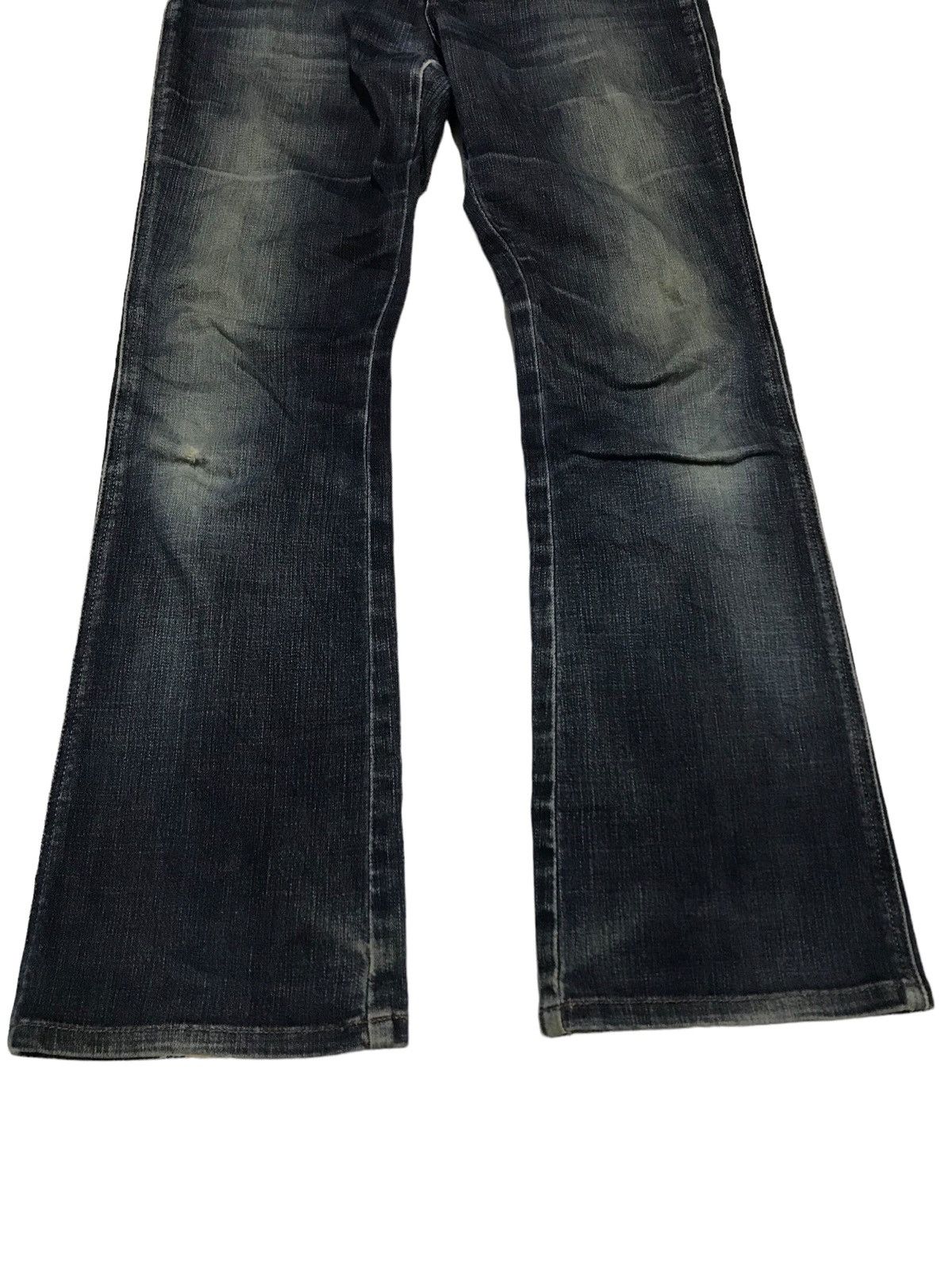 Hysteric Glamour × If Six Was Nine Bootcut ⭐Miss Edwin Ankle Knee Distressed Jeans Pants Size US 27 - 3 Thumbnail