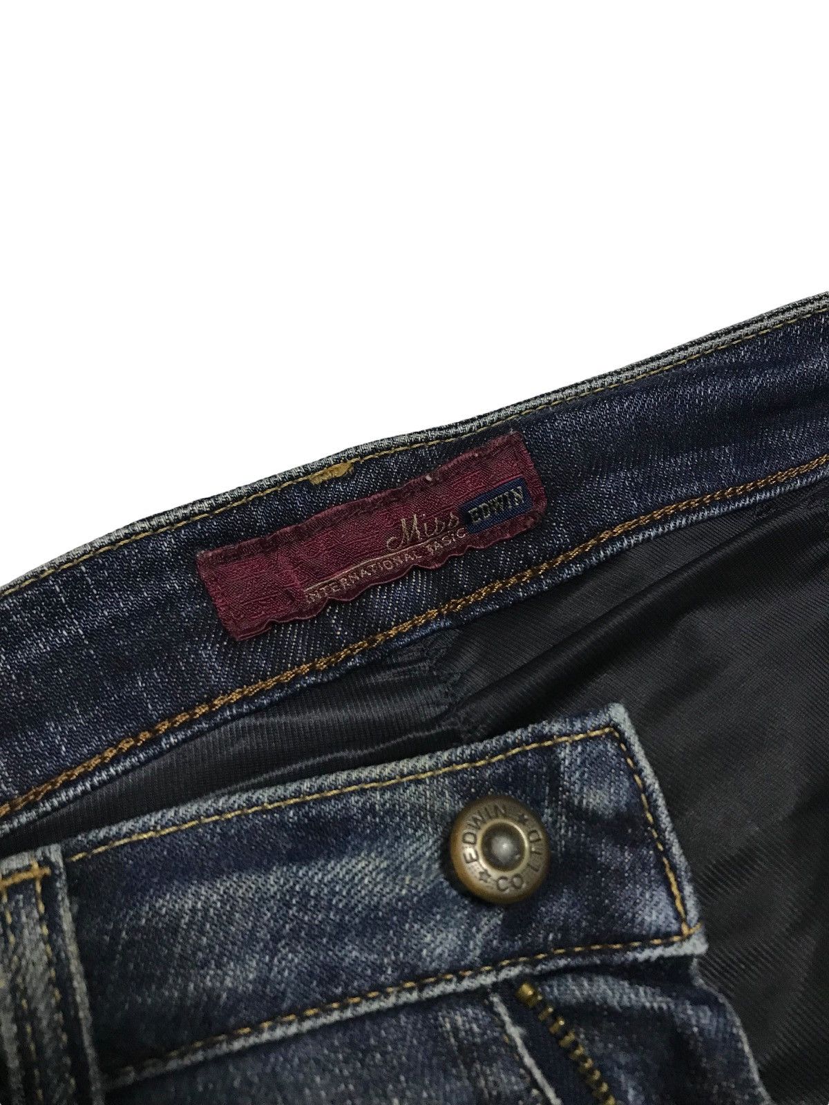 Hysteric Glamour × If Six Was Nine Bootcut ⭐Miss Edwin Ankle Knee Distressed Jeans Pants Size US 27 - 9 Thumbnail