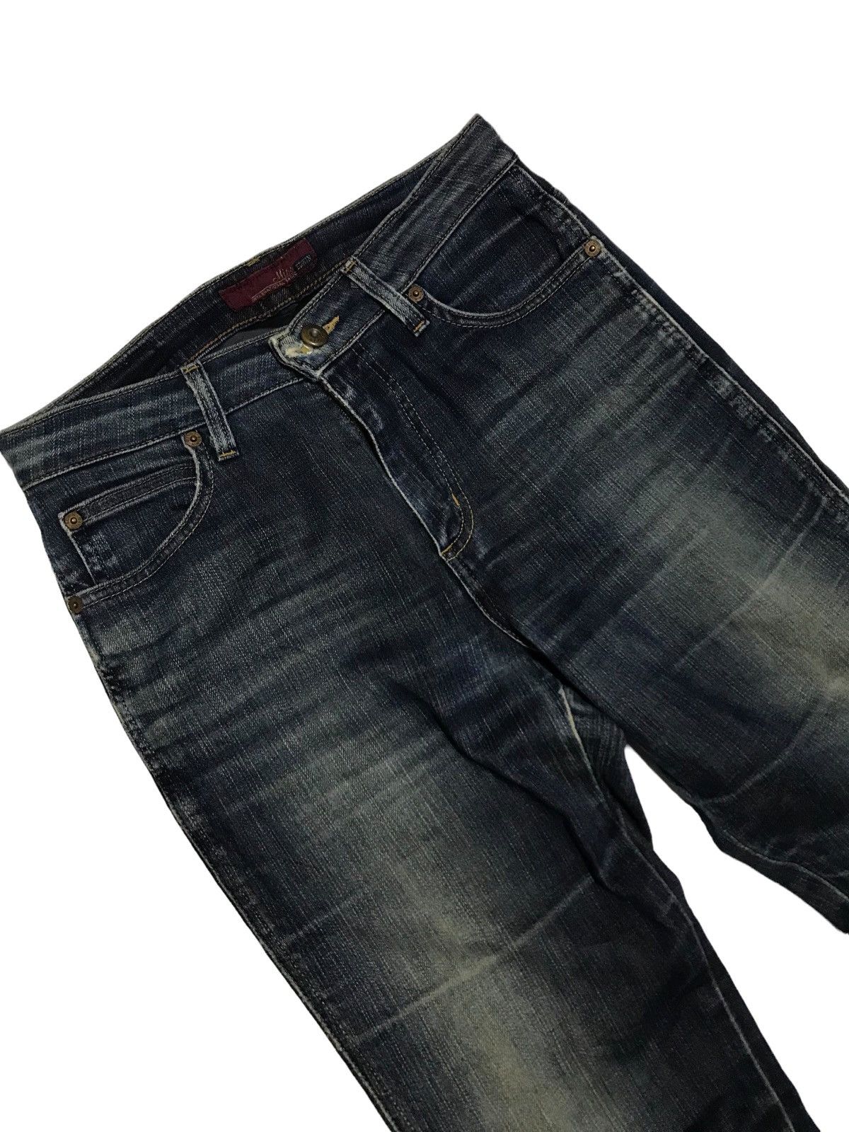Hysteric Glamour × If Six Was Nine Bootcut ⭐Miss Edwin Ankle Knee Distressed Jeans Pants Size US 27 - 2 Thumbnail