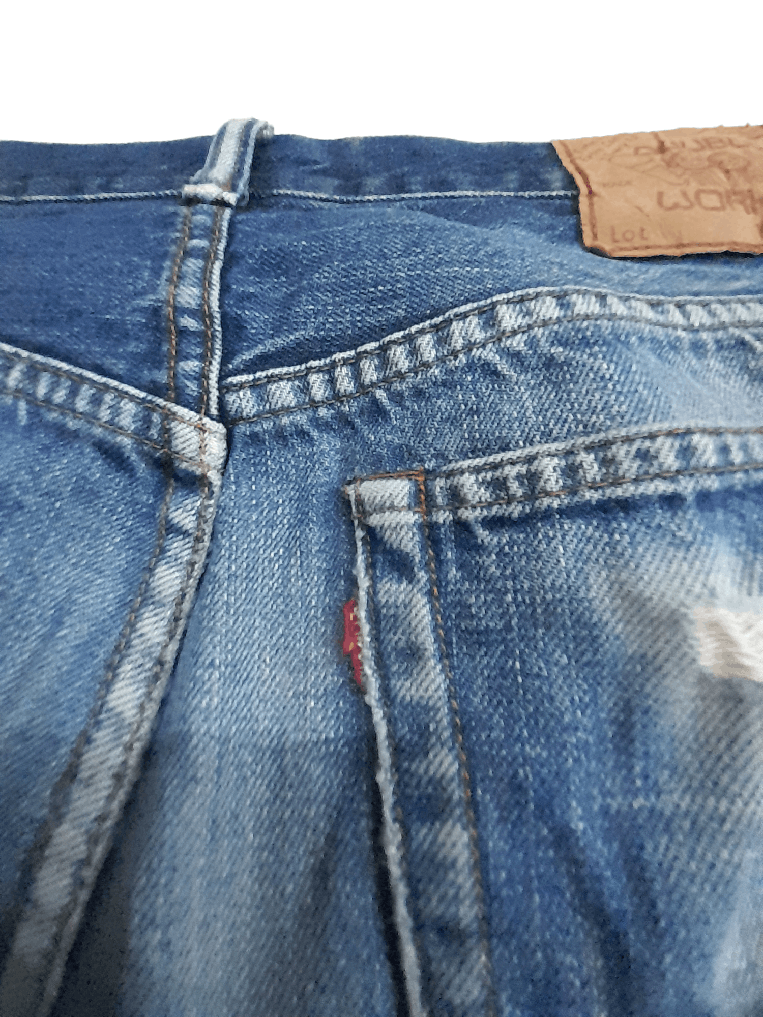 Warehouse DOUBLE WORKSn Warehouse Japan Denim (S10) Size US 33 - 10 Thumbnail
