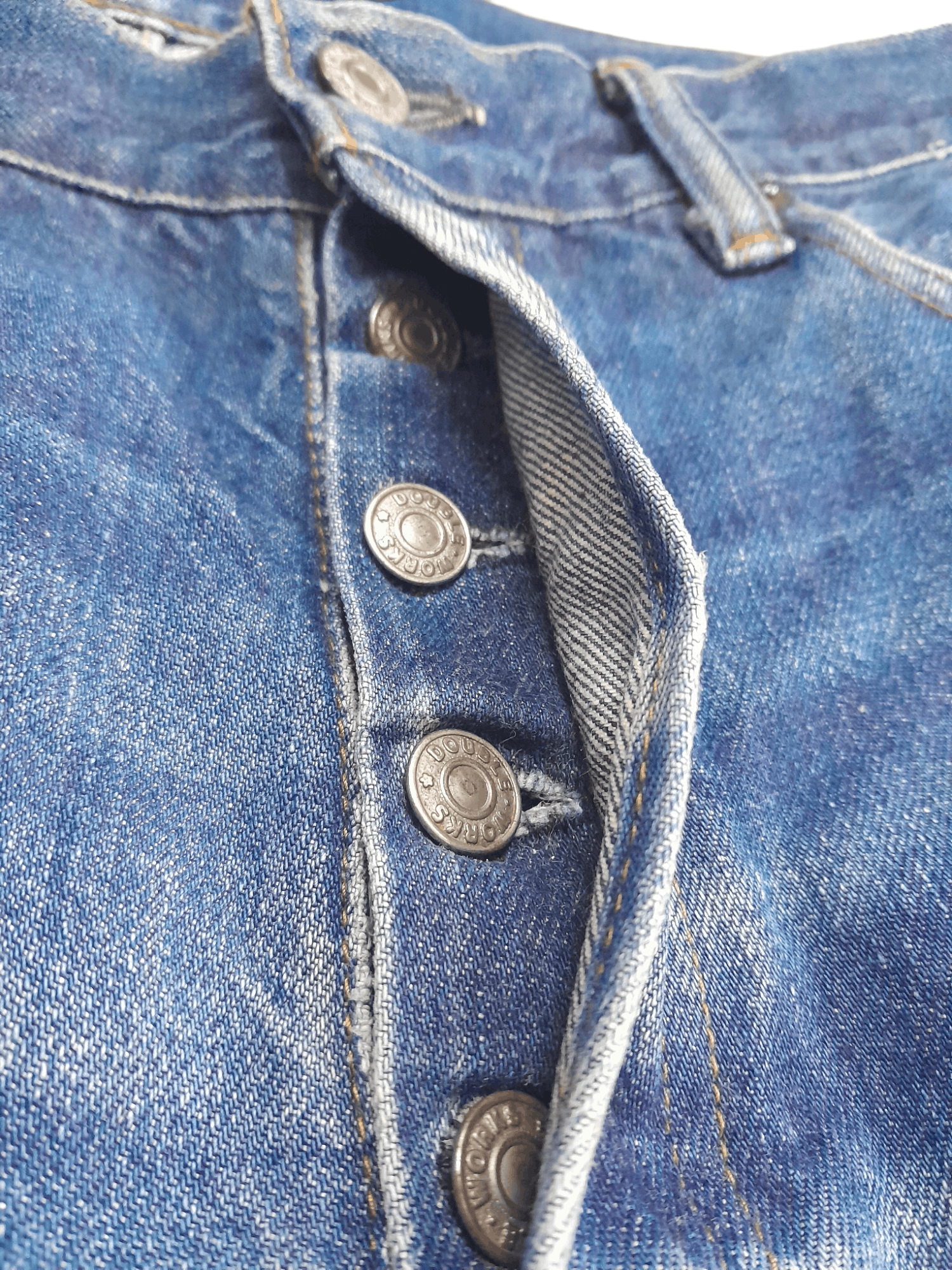 Warehouse DOUBLE WORKSn Warehouse Japan Denim (S10) Size US 33 - 6 Thumbnail
