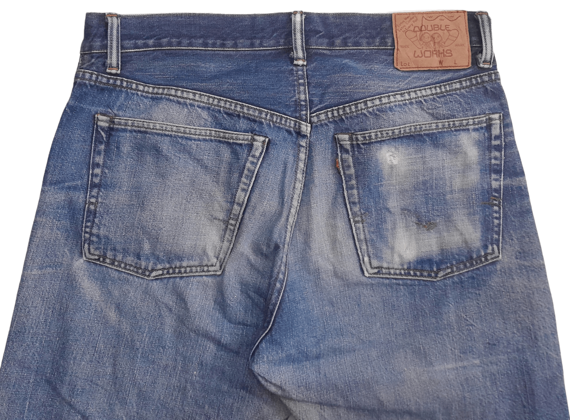 Warehouse DOUBLE WORKSn Warehouse Japan Denim (S10) Size US 33 - 11 Thumbnail