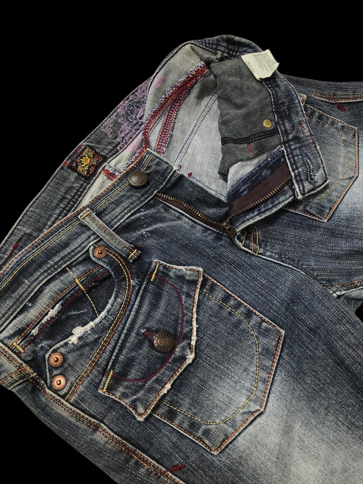 Hysteric Glamour × If Six Was Nine FLARED💥BRAPERS BUSHPANT DISTRESSED DENIM PANTS Size 30" / US 8 / IT 44 - 8 Thumbnail