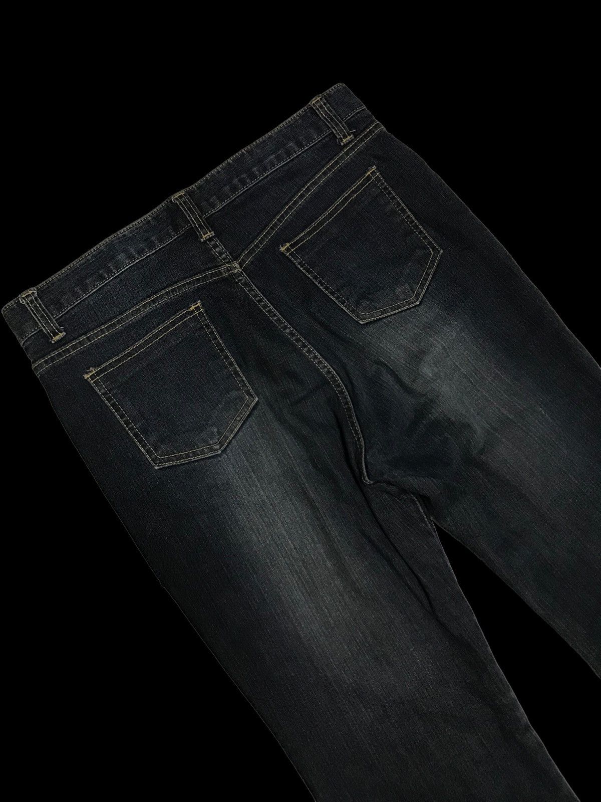 Hysteric Glamour × If Six Was Nine Mega Flared 🔥 Embroidery Flower Denim Jeans Pants Size 29" - 8 Thumbnail