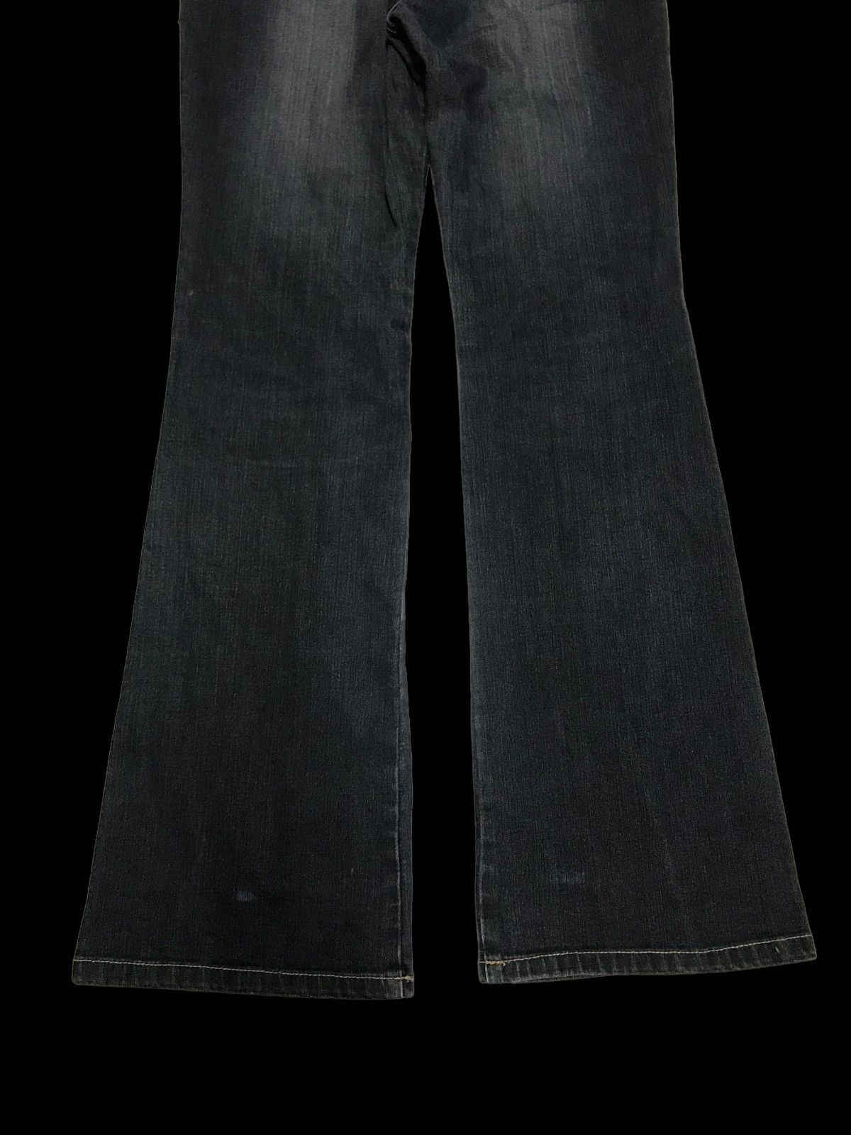 Hysteric Glamour × If Six Was Nine Mega Flared 🔥 Embroidery Flower Denim Jeans Pants Size 29" - 9 Thumbnail