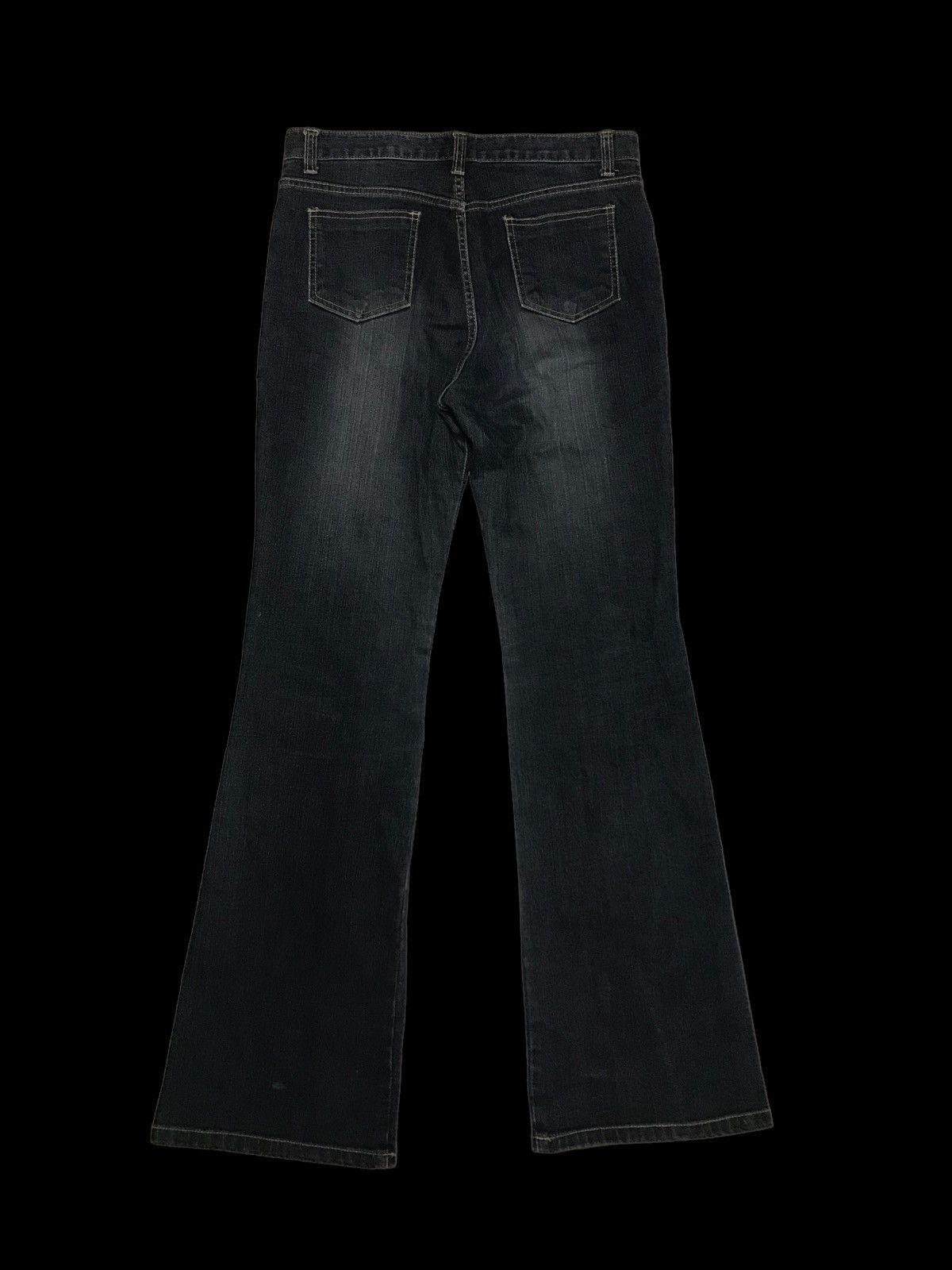 Hysteric Glamour × If Six Was Nine Mega Flared 🔥 Embroidery Flower Denim Jeans Pants Size 29" - 7 Thumbnail