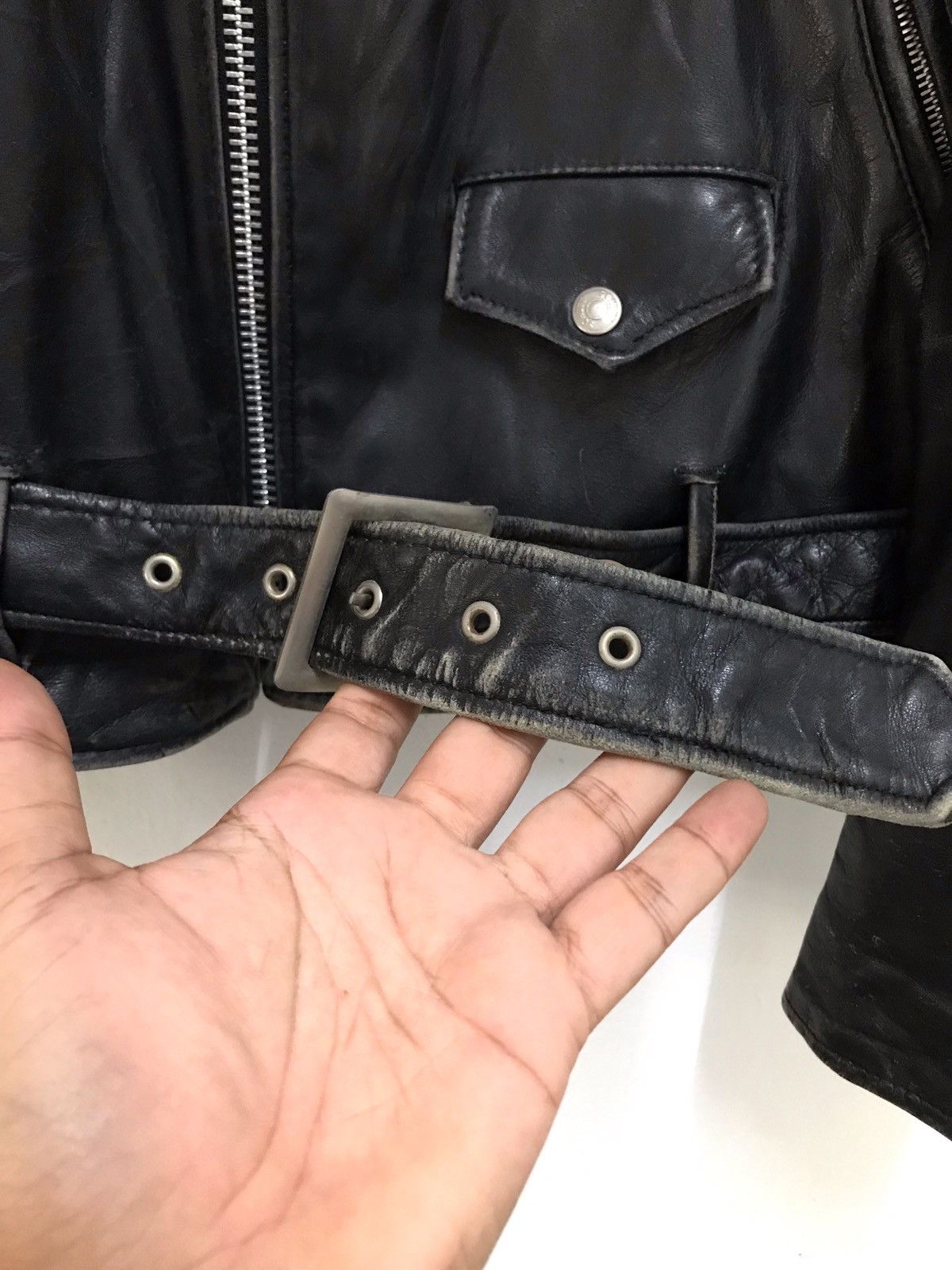 Schott × Vintage Vintage Schott Perfecto Cow Leather Motorcycle Jacket Size US M / EU 48-50 / 2 - 6 Thumbnail
