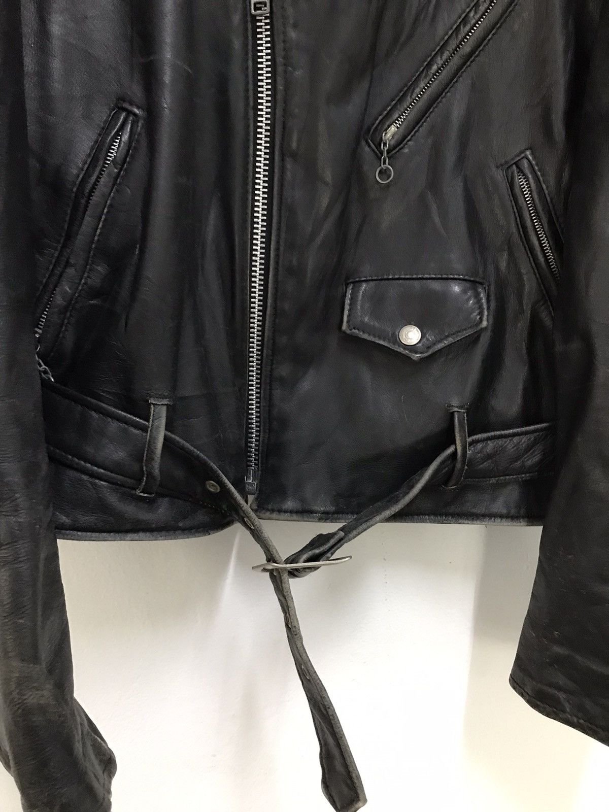 Schott × Vintage Vintage Schott Perfecto Cow Leather Motorcycle Jacket Size US M / EU 48-50 / 2 - 5 Thumbnail