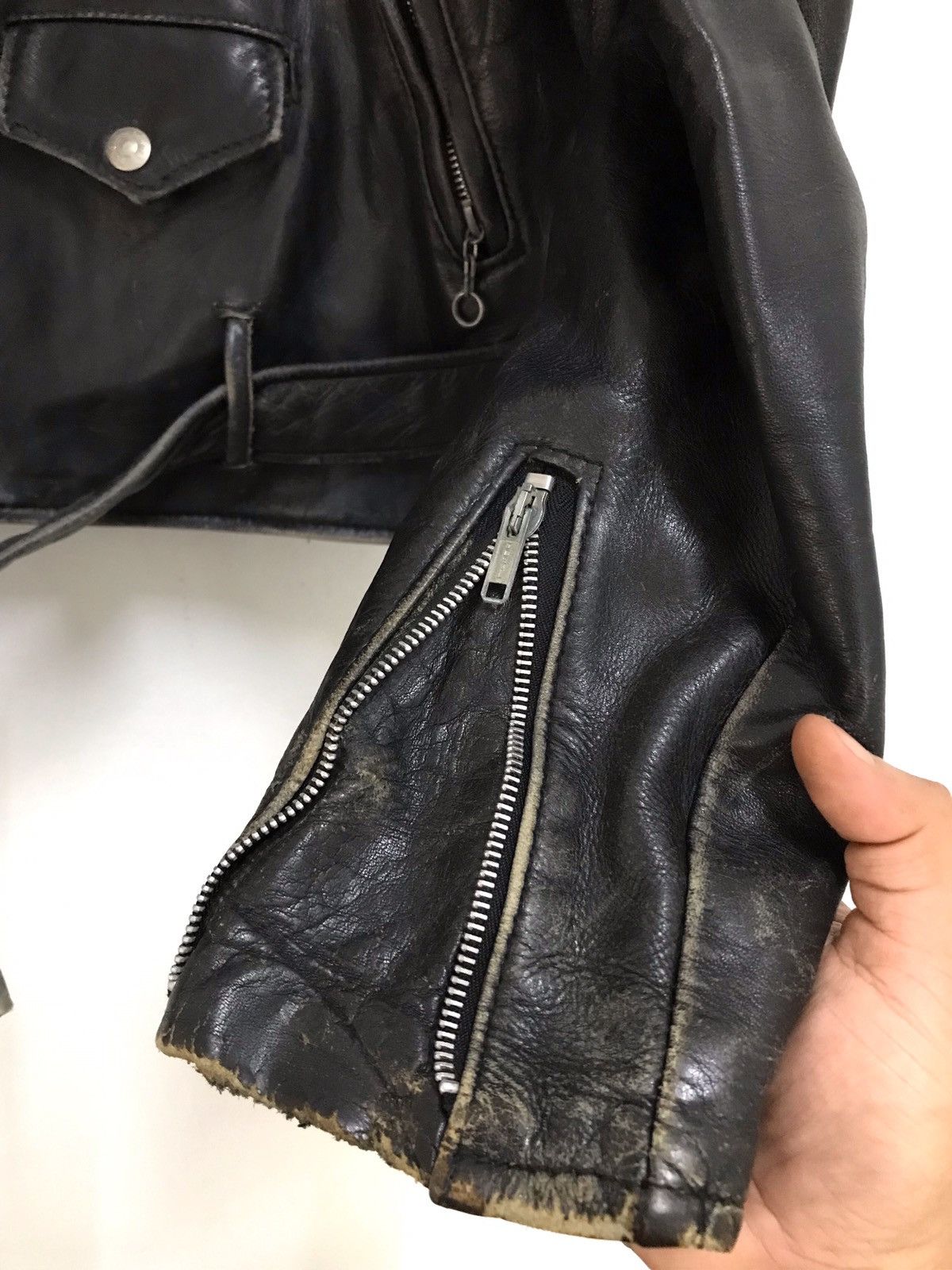 Schott × Vintage Vintage Schott Perfecto Cow Leather Motorcycle Jacket Size US M / EU 48-50 / 2 - 3 Thumbnail