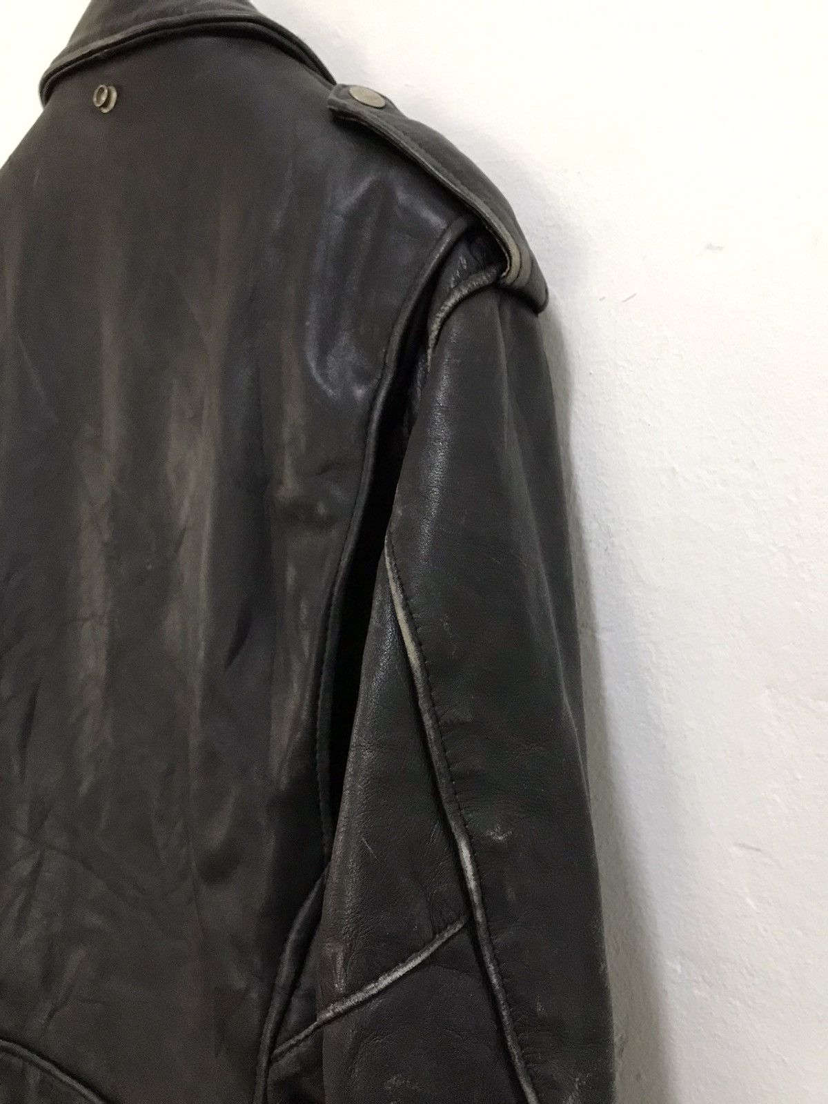 Schott × Vintage Vintage Schott Perfecto Cow Leather Motorcycle Jacket Size US M / EU 48-50 / 2 - 10 Thumbnail