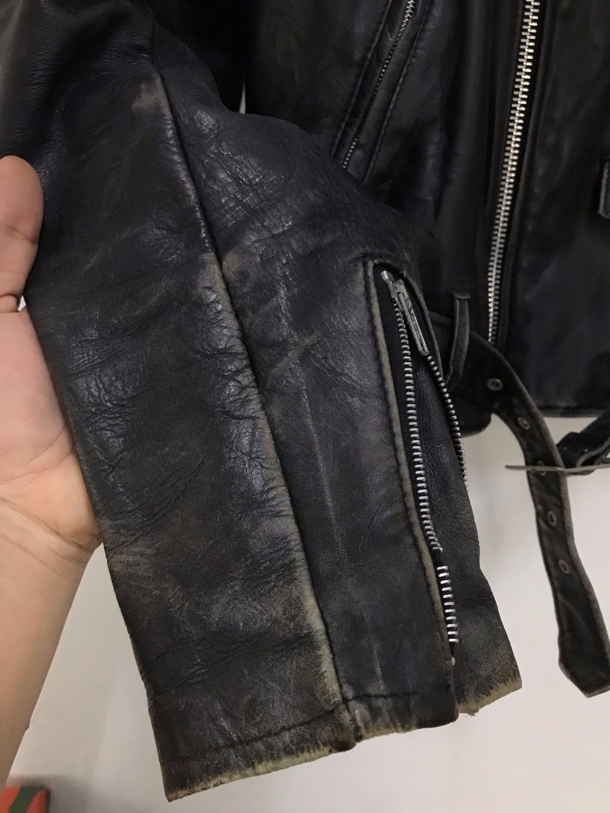 Schott × Vintage Vintage Schott Perfecto Cow Leather Motorcycle Jacket Size US M / EU 48-50 / 2 - 2 Thumbnail