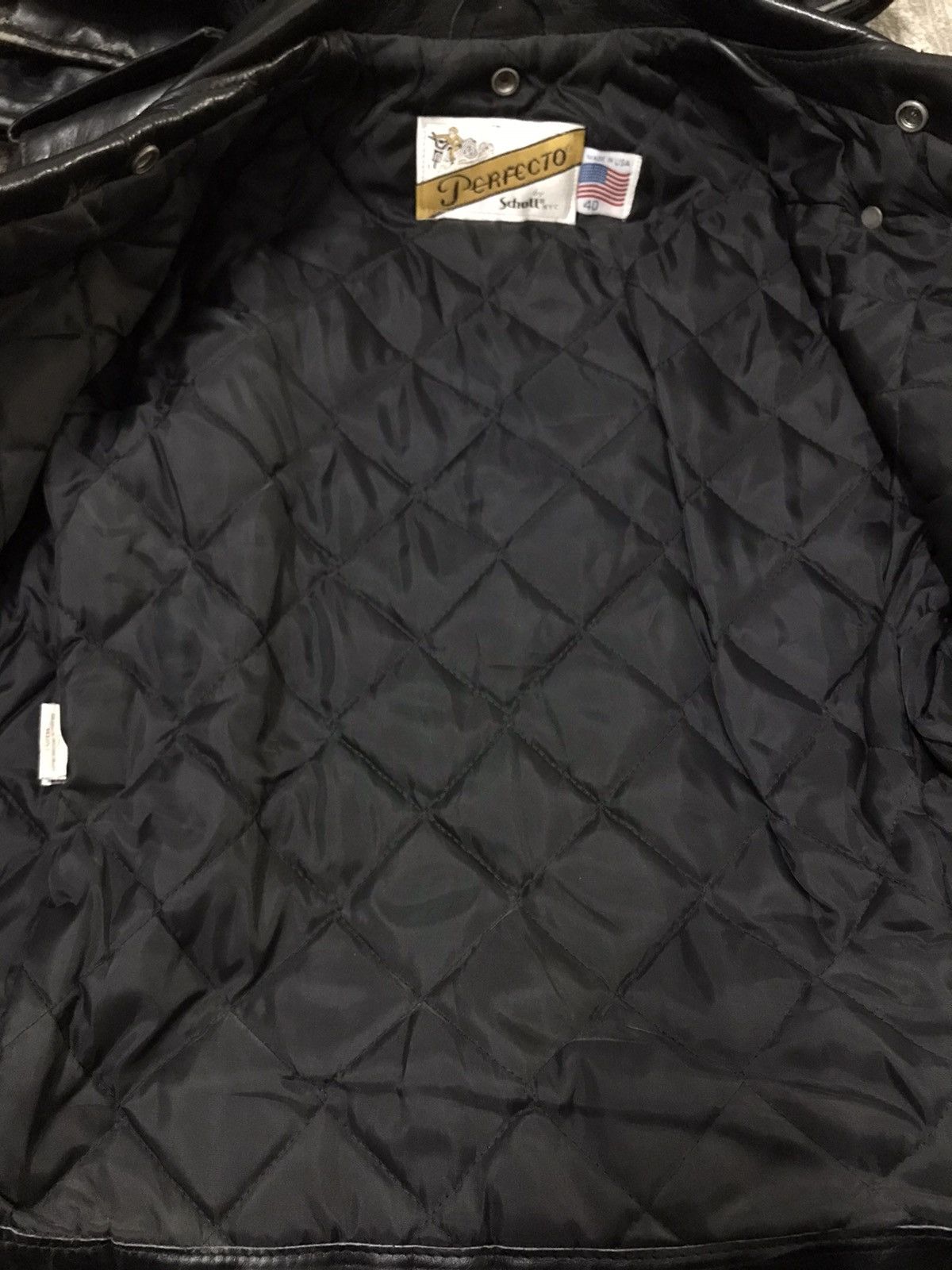 Schott × Vintage Vintage Schott Perfecto Cow Leather Motorcycle Jacket Size US S / EU 44-46 / 1 - 12 Thumbnail