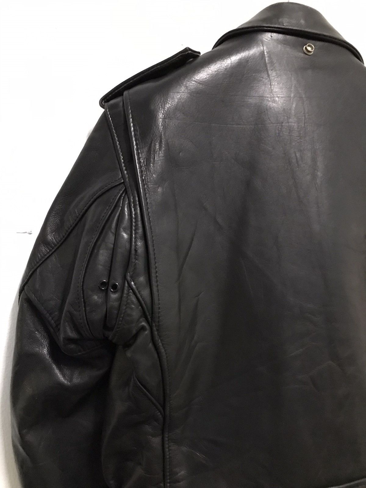 Schott × Vintage Vintage Schott Perfecto Cow Leather Motorcycle Jacket Size US S / EU 44-46 / 1 - 8 Thumbnail