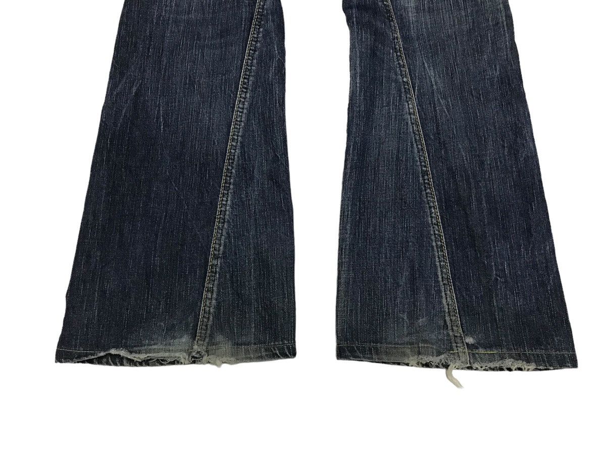 Hysteric Glamour × If Six Was Nine Flared🔥Twisted Edwin 503 Sick Washed Distressed Denim Pant Size US 33 - 6 Thumbnail