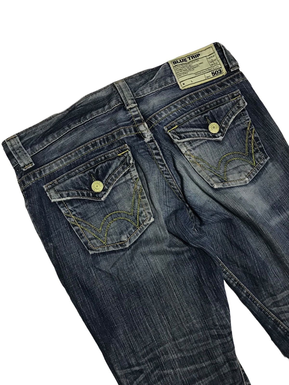 Hysteric Glamour × If Six Was Nine Flared🔥Twisted Edwin 503 Sick Washed Distressed Denim Pant Size US 33 - 5 Thumbnail