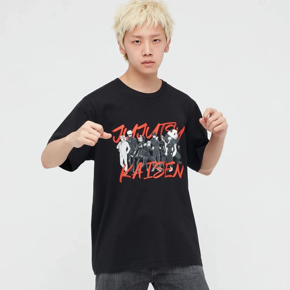 Anime × Cartoon Network × Japanese Brand JUJUTSU KAISEN Anime Size XL Black No. 1/ CowboyBepop Size US XL / EU 56 / 4 - 5 Thumbnail