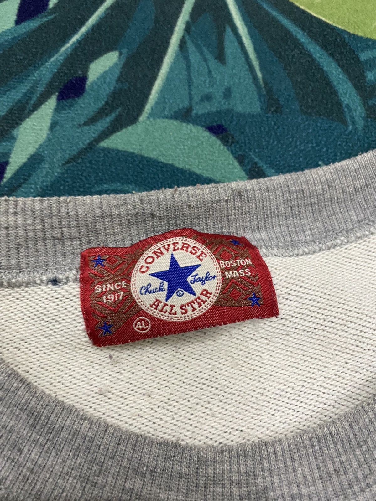 Converse × Vintage GK104 VINTAGE CONVERSE SWEATER EMBROIDED BIG LOGO Size US XL / EU 56 / 4 - 6 Thumbnail