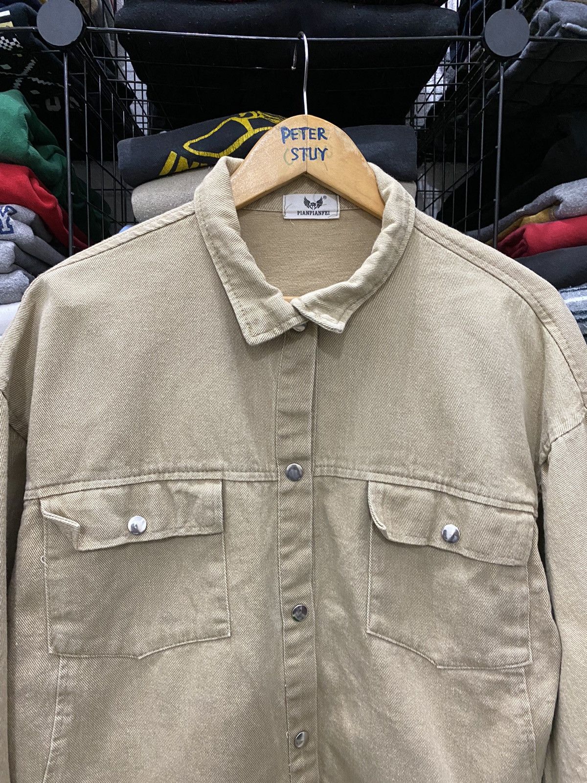 Japanese Brand VINTAGE PIANPIANFEI CHORE JACKET Size US M / EU 48-50 / 2 - 3 Thumbnail