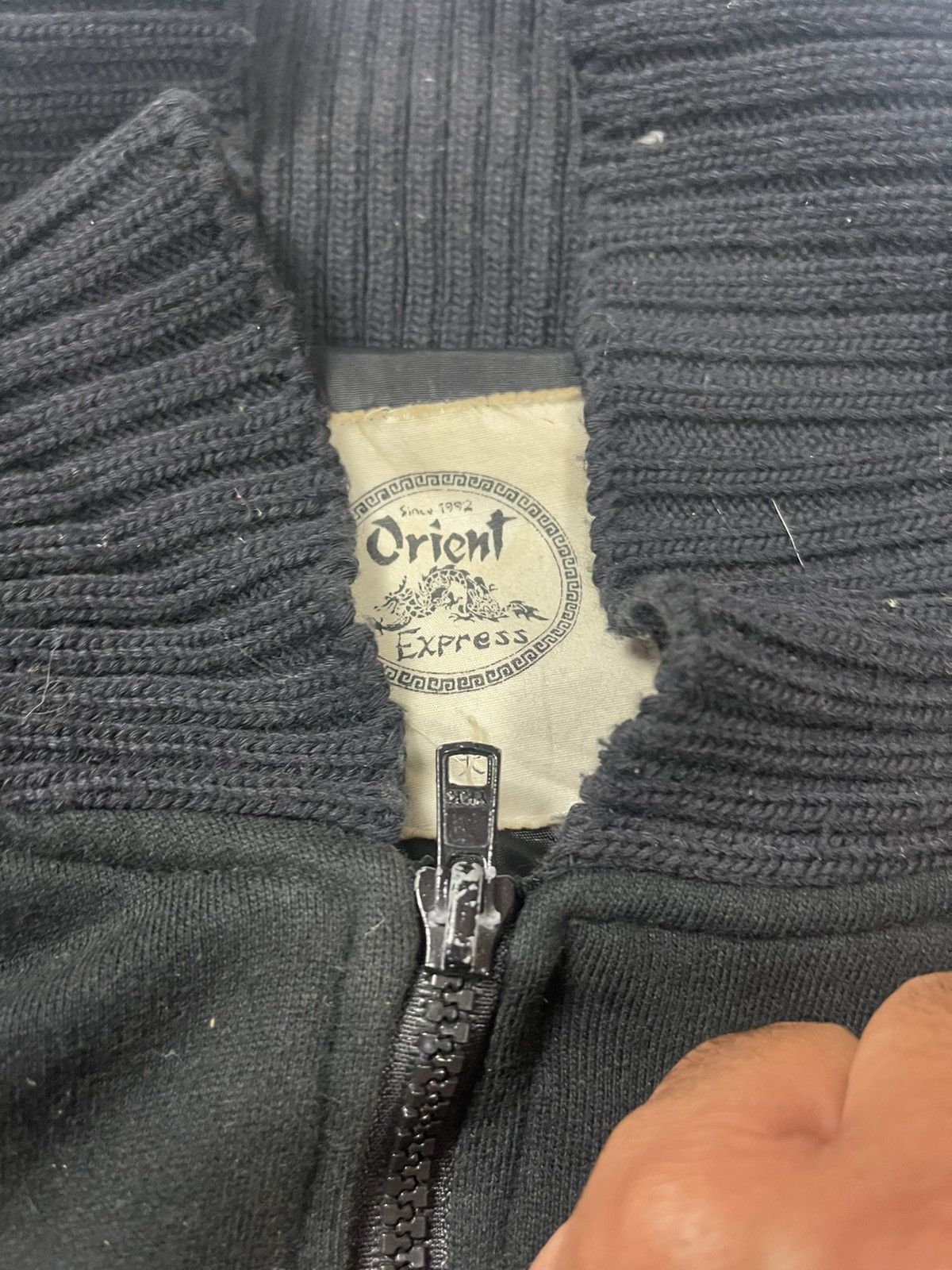 Other Orient express sweater embroidery dragon Size US L / EU 52-54 / 3 - 4 Thumbnail