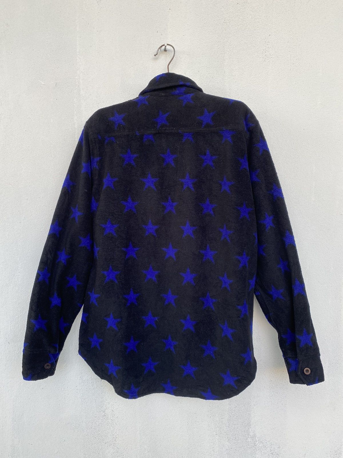 Japanese Brand PRINTED STAR FLEECE JACKET NICE DESIGN Size US L / EU 52-54 / 3 - 3 Thumbnail