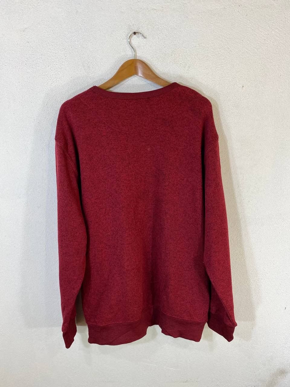 Converse Converse All Star Maroon Sweatshirt Embrioded Logo Size US XXL / EU 58 / 5 - 2 Thumbnail