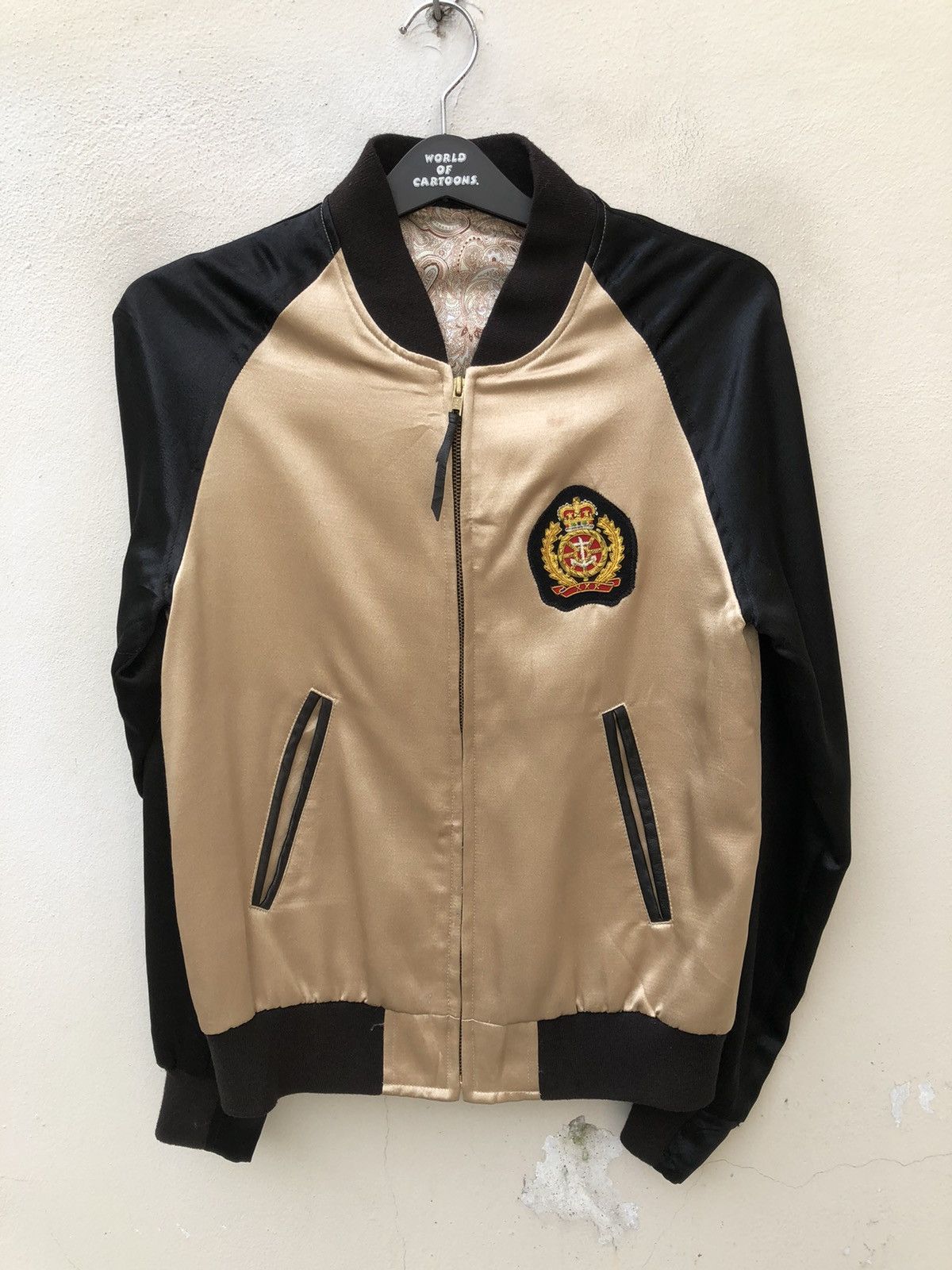 Golden Bear Golden Bear X Atrium Two Tones Sateen Zipper Bomber Jacket Size US S / EU 44-46 / 1 - 5 Thumbnail