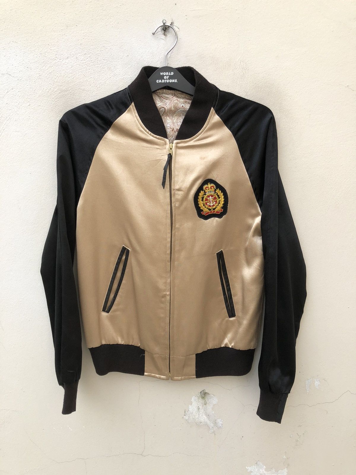 Golden Bear Golden Bear X Atrium Two Tones Sateen Zipper Bomber Jacket Size US S / EU 44-46 / 1 - 1 Thumbnail