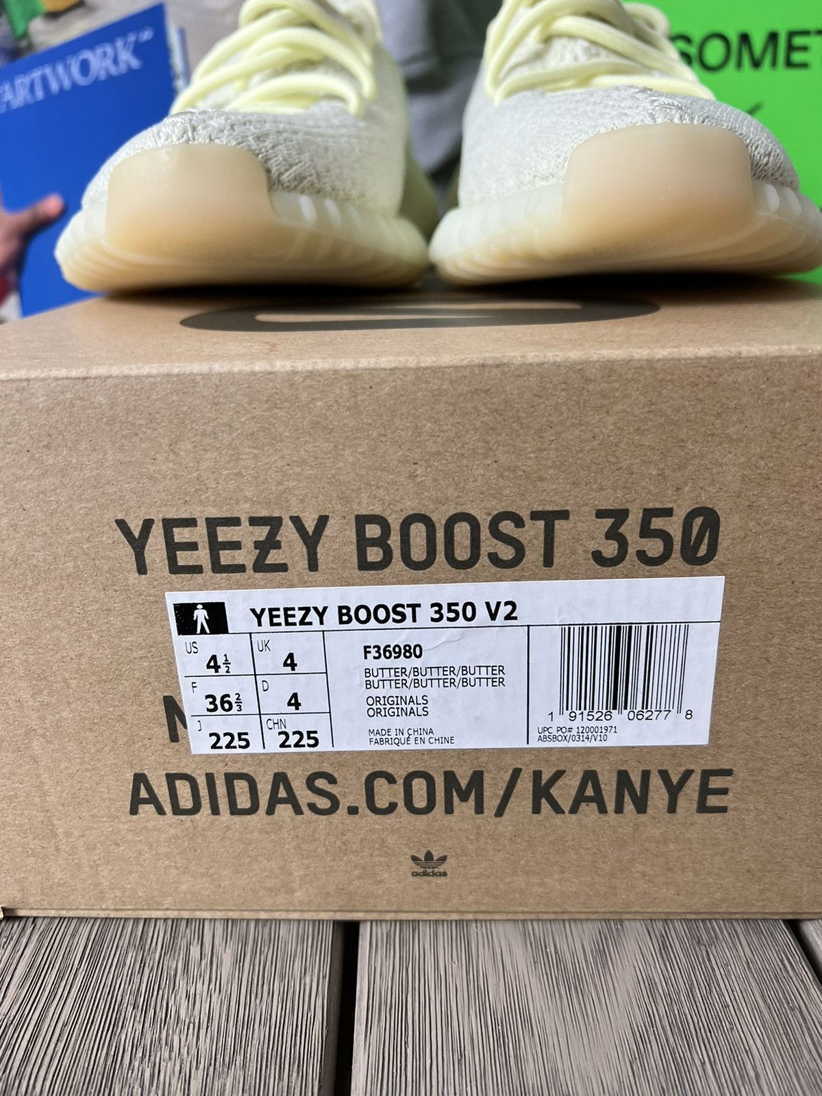Adidas × Kanye West Yeezy Boost 350 V2 Butter Size US 5 / EU 37 - 8 Thumbnail