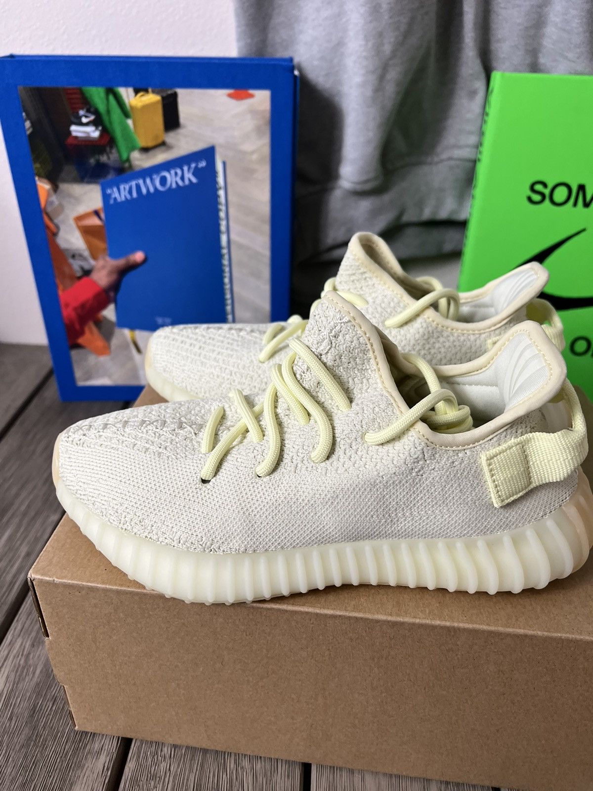 Adidas × Kanye West Yeezy Boost 350 V2 Butter Size US 5 / EU 37 - 3 Thumbnail