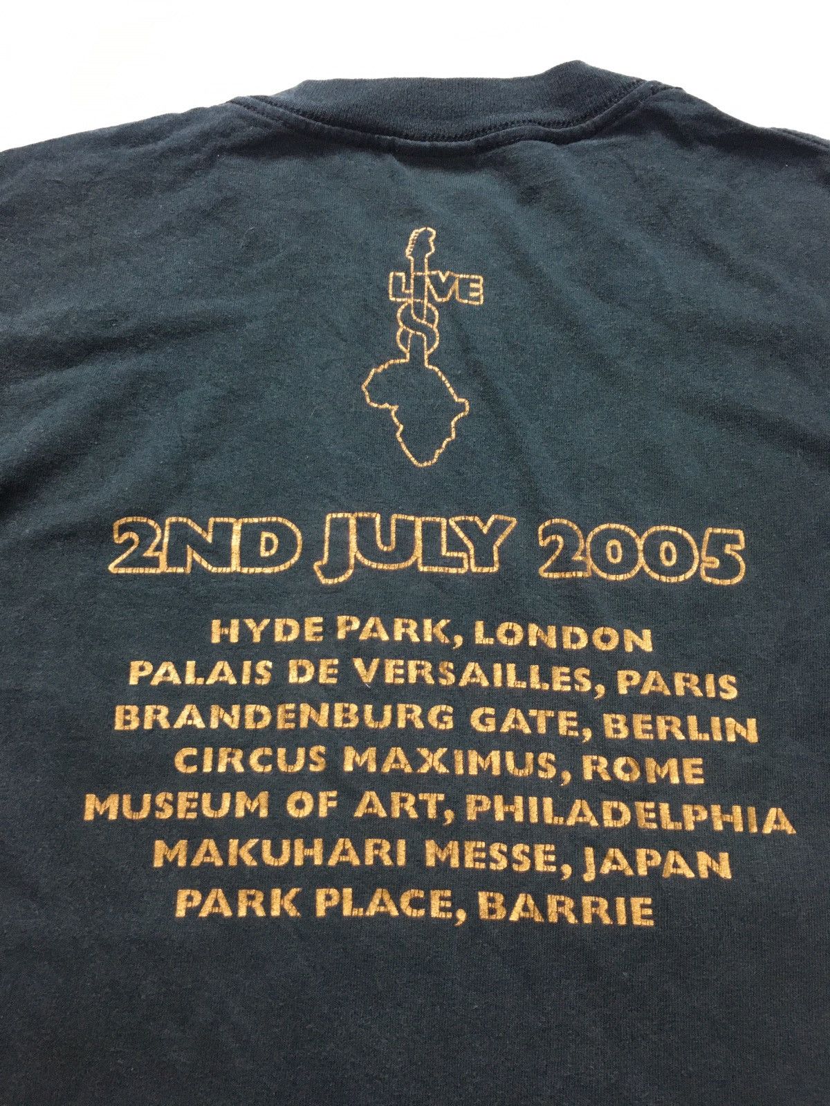 Band Tees × Vintage Vintage Live Aid Y2k Tour Tee Shirt Size US S / EU 44-46 / 1 - 10 Thumbnail