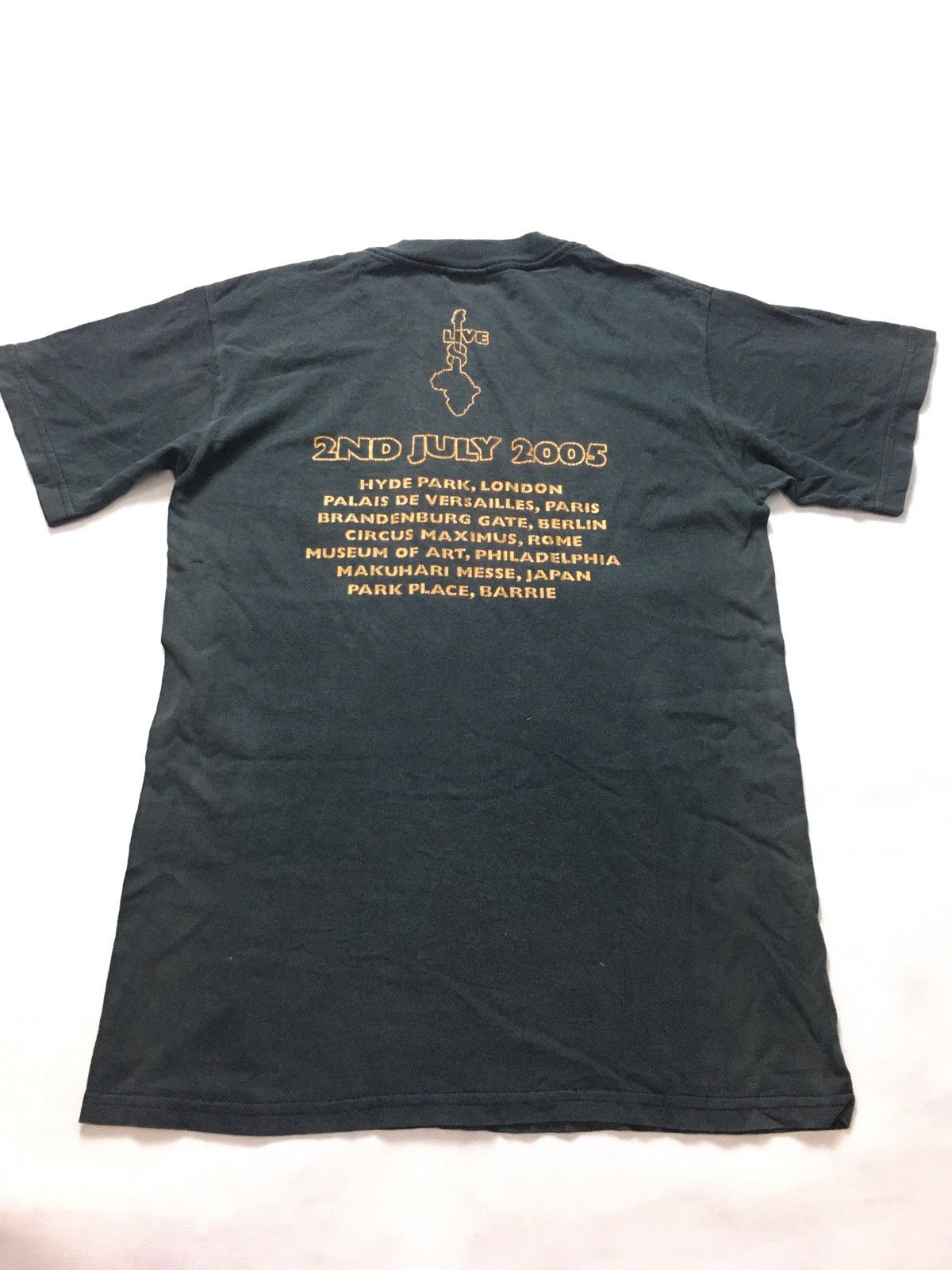 Band Tees × Vintage Vintage Live Aid Y2k Tour Tee Shirt Size US S / EU 44-46 / 1 - 9 Thumbnail