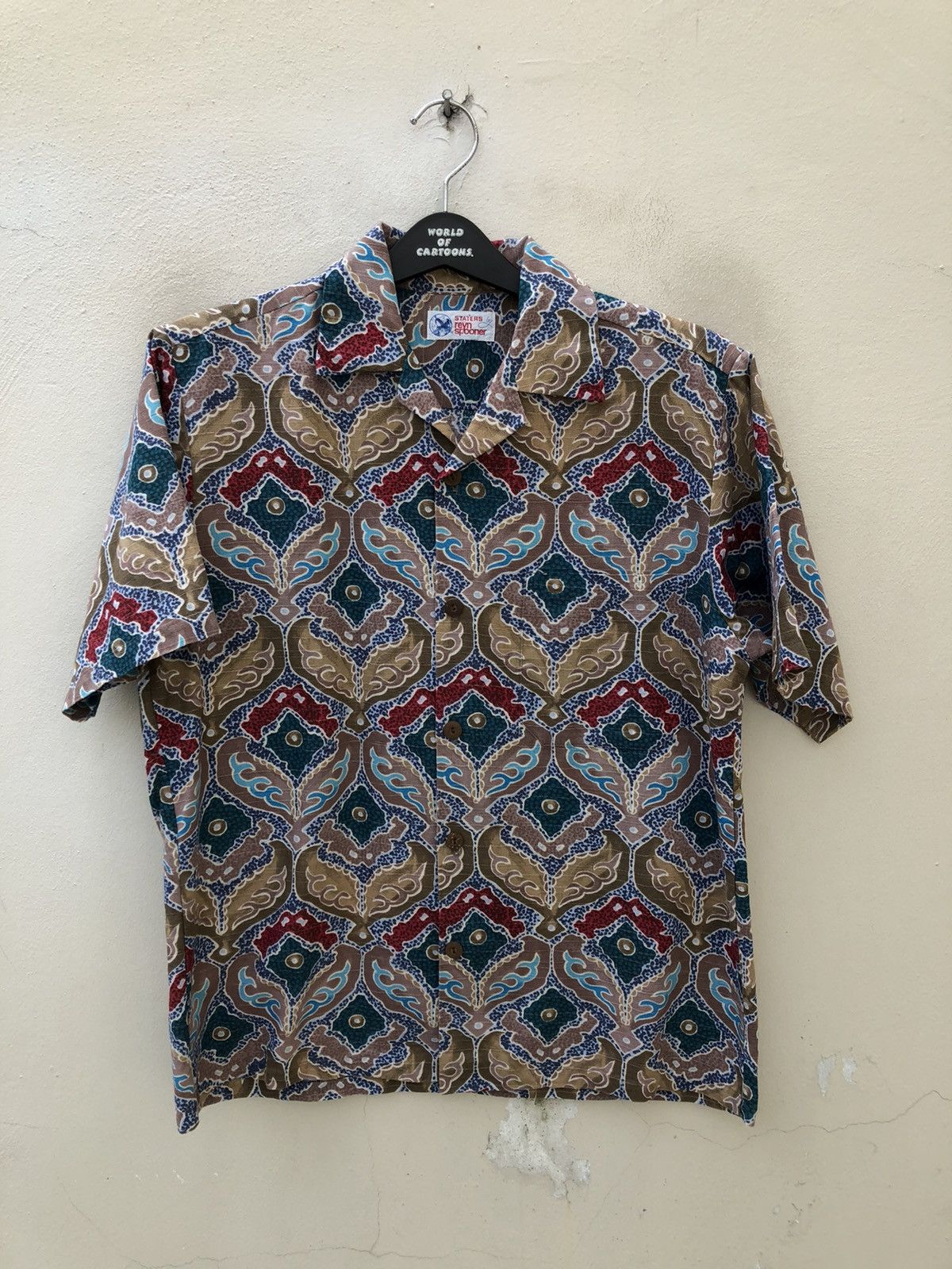 Reyn Spooner Vintage 1996 Staters by Reyn Spooner Hawaiian Shirt Size US M / EU 48-50 / 2 - 3 Thumbnail