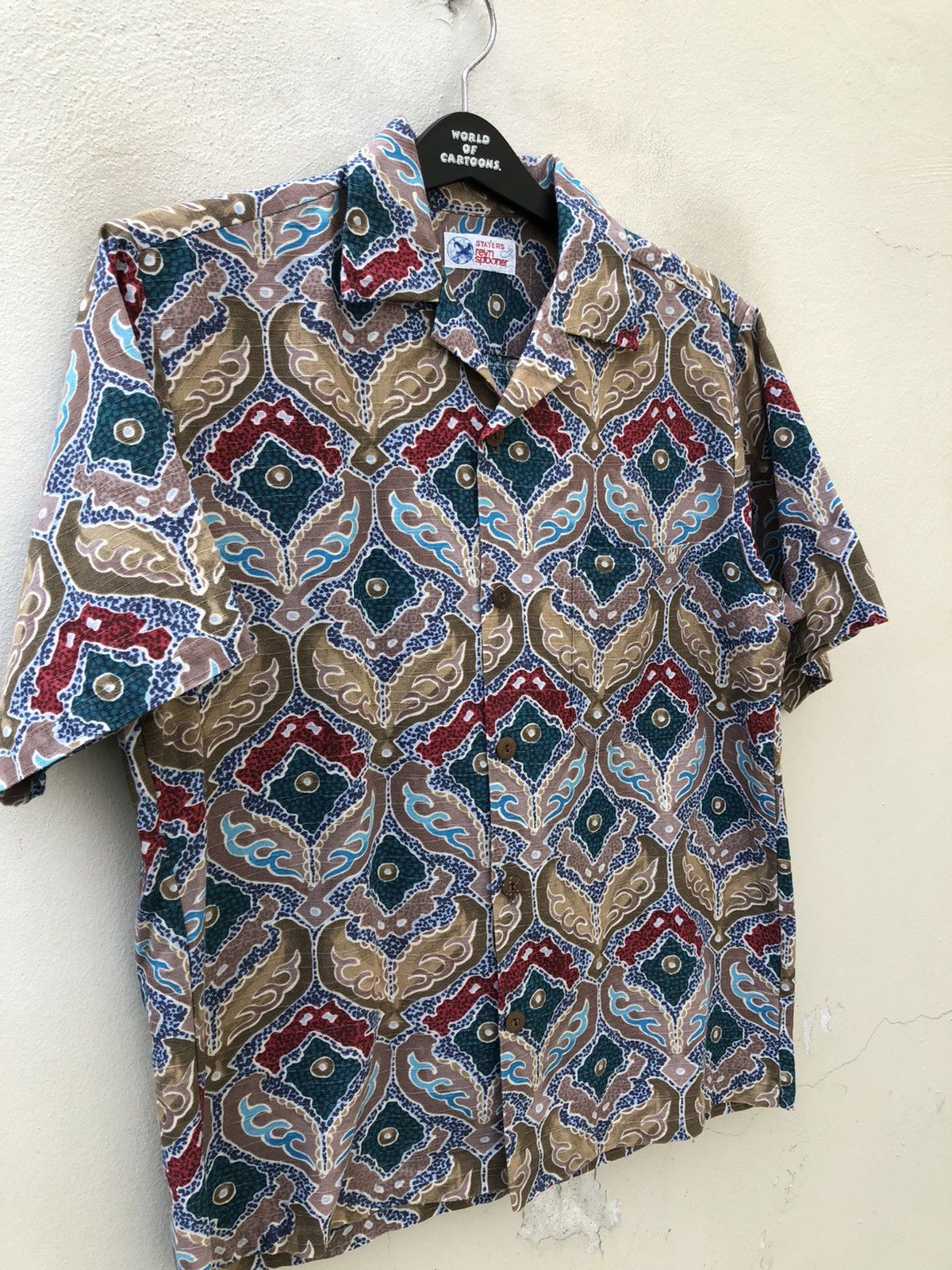 Reyn Spooner Vintage 1996 Staters by Reyn Spooner Hawaiian Shirt Size US M / EU 48-50 / 2 - 10 Thumbnail