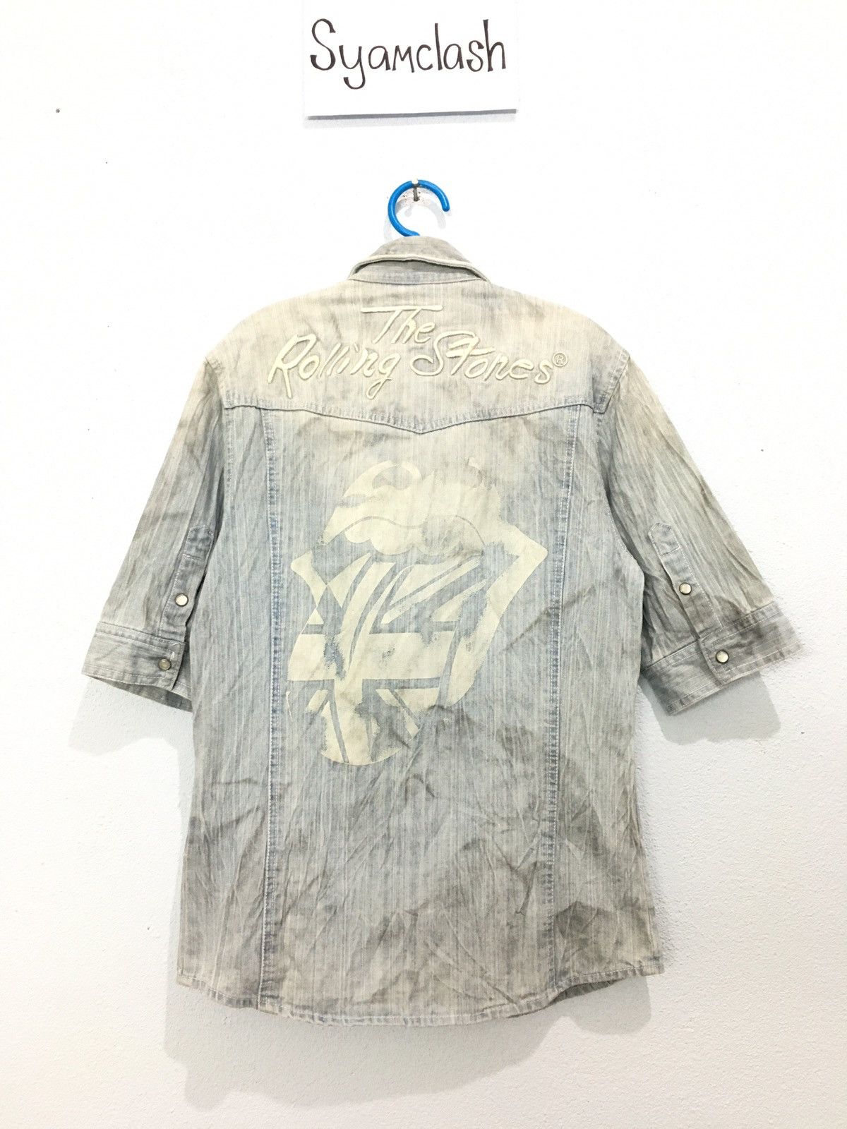 If Six Was Nine × In The Attic × The Rolling Stones The Rolling Stones In The Attic Denim Shirt Embroidered Size US S / EU 44-46 / 1 - 9 Thumbnail