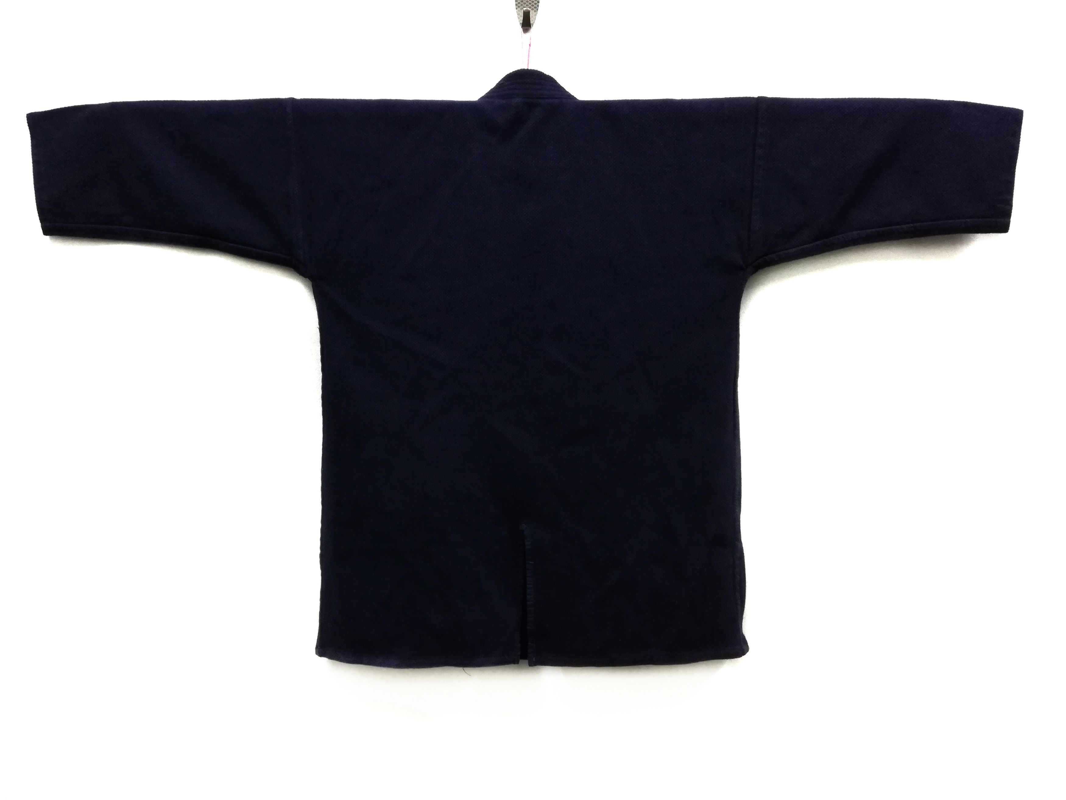 Indigo × Japanese Brand 🔥Indigo Sashiko Thick Cotton Kendo Jacket Sanjuro Style🔥 Size US L / EU 52-54 / 3 - 4 Thumbnail