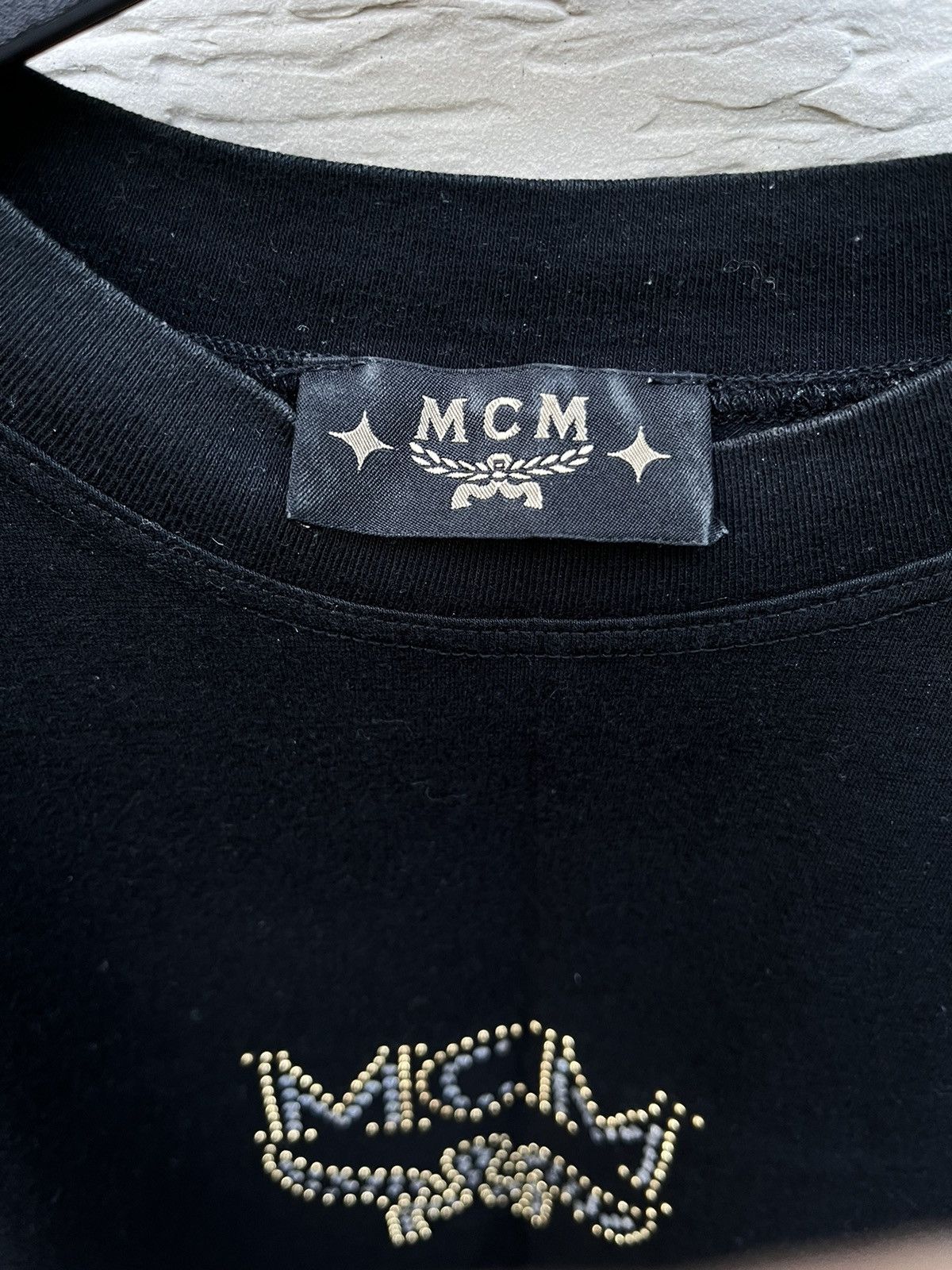 MCM × Swarovski × Vintage MCM Swarovski Vintage T Shirt Size US L / EU 52-54 / 3 - 3 Thumbnail