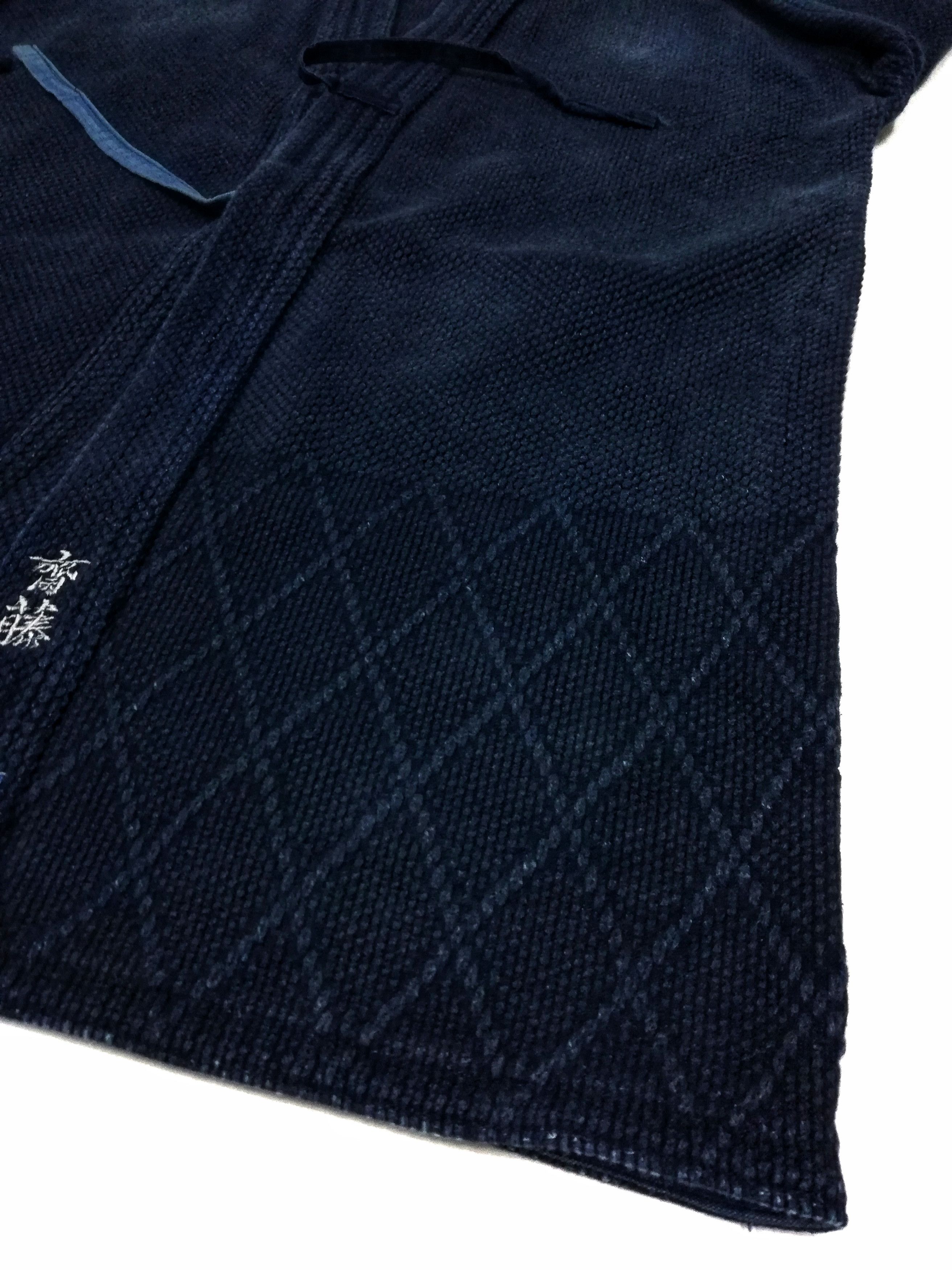 Art Comes First × Indigo × Japanese Brand 🔥Indigo Dyed Sashiko Noragi Kimono Visvim Style Design🔥 Size US M / EU 48-50 / 2 - 7 Thumbnail