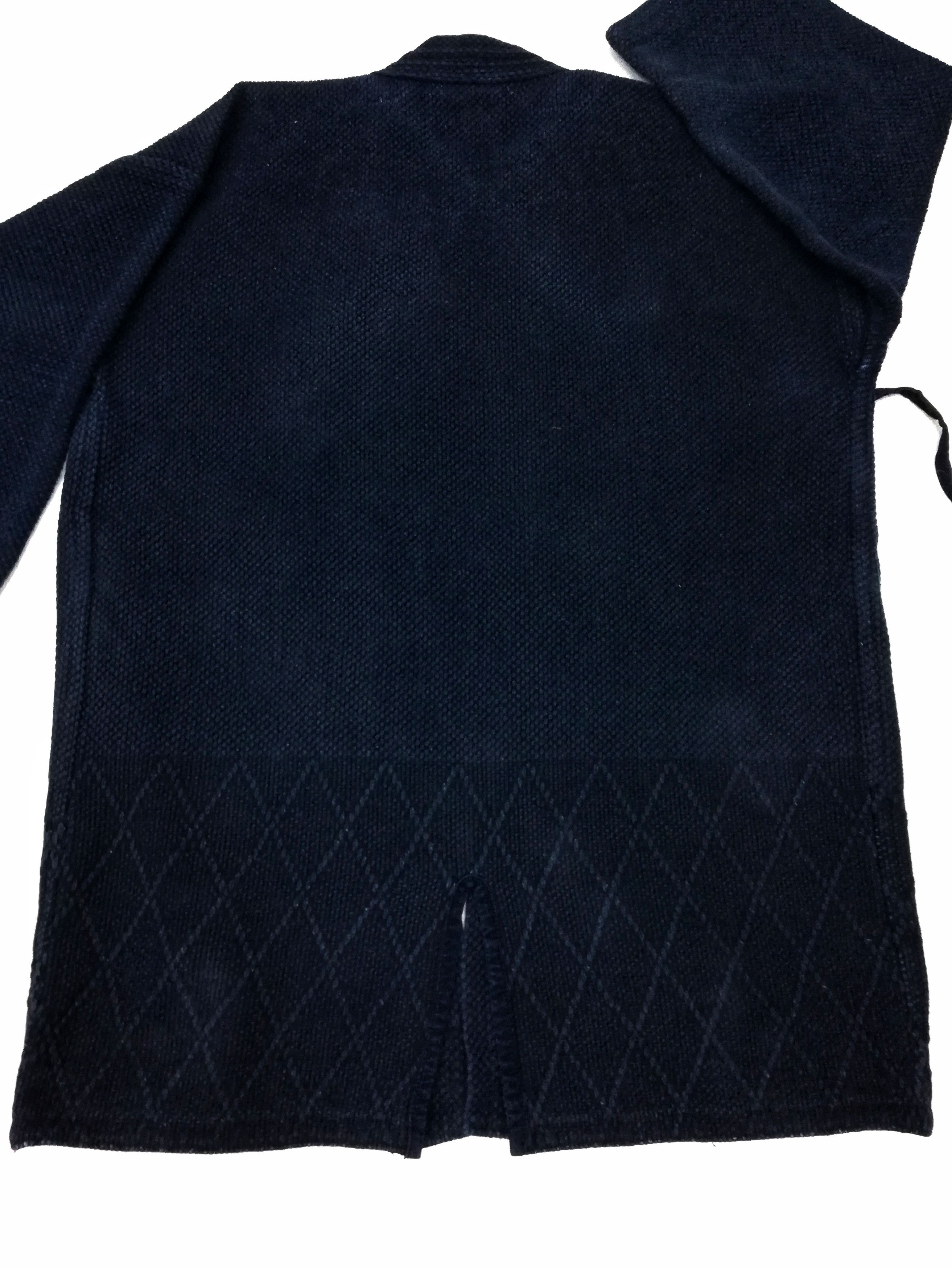 Art Comes First × Indigo × Japanese Brand 🔥Indigo Dyed Sashiko Noragi Kimono Visvim Style Design🔥 Size US M / EU 48-50 / 2 - 11 Thumbnail