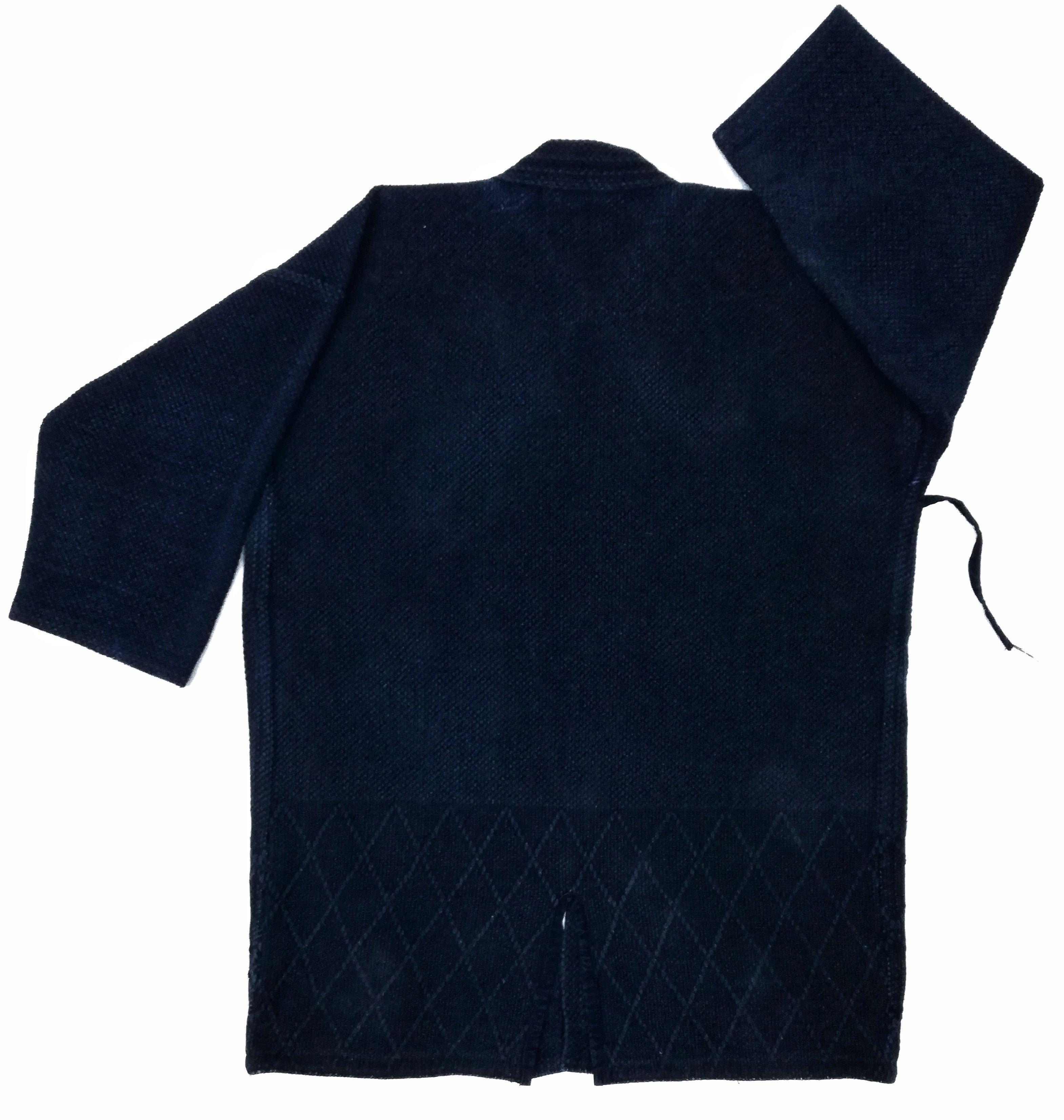 Art Comes First × Indigo × Japanese Brand 🔥Indigo Dyed Sashiko Noragi Kimono Visvim Style Design🔥 Size US M / EU 48-50 / 2 - 10 Thumbnail