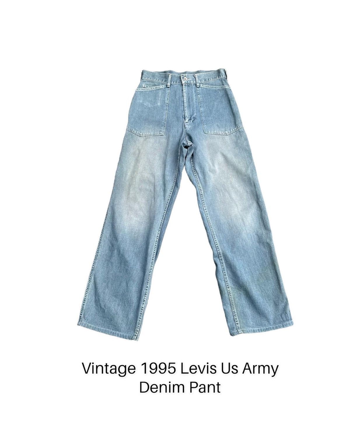 Levi's Vintage 1995 Levis Us Army Denim Pant Size US 31 - 1 Thumbnail